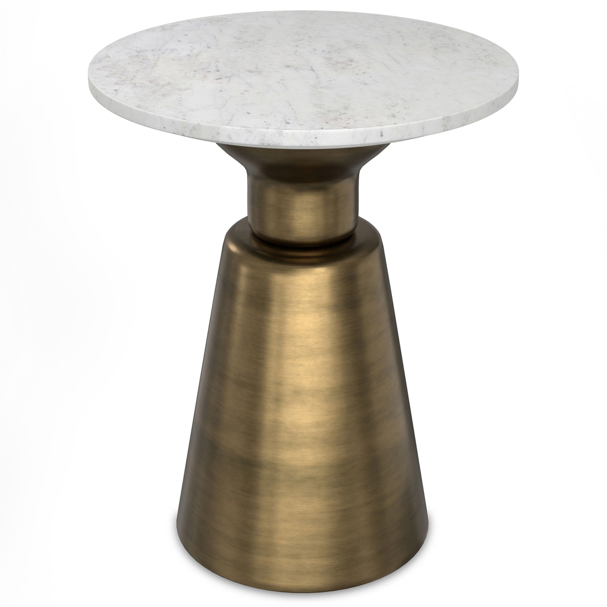 Leyla - Side Table - Antique Brass - Best Buy Furniture
