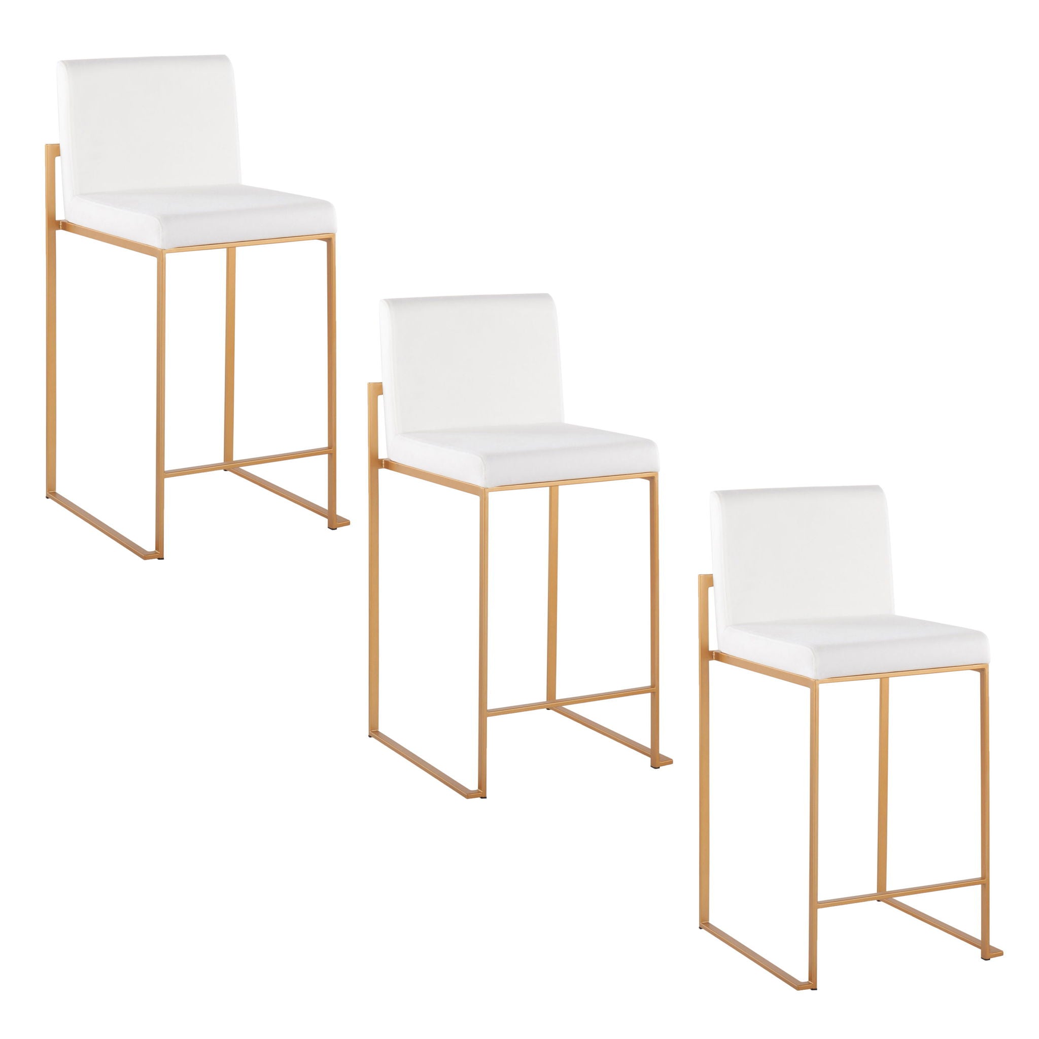 Fuji - Contemporary High Back Stylish Counter Stool - Best Buy Furniture