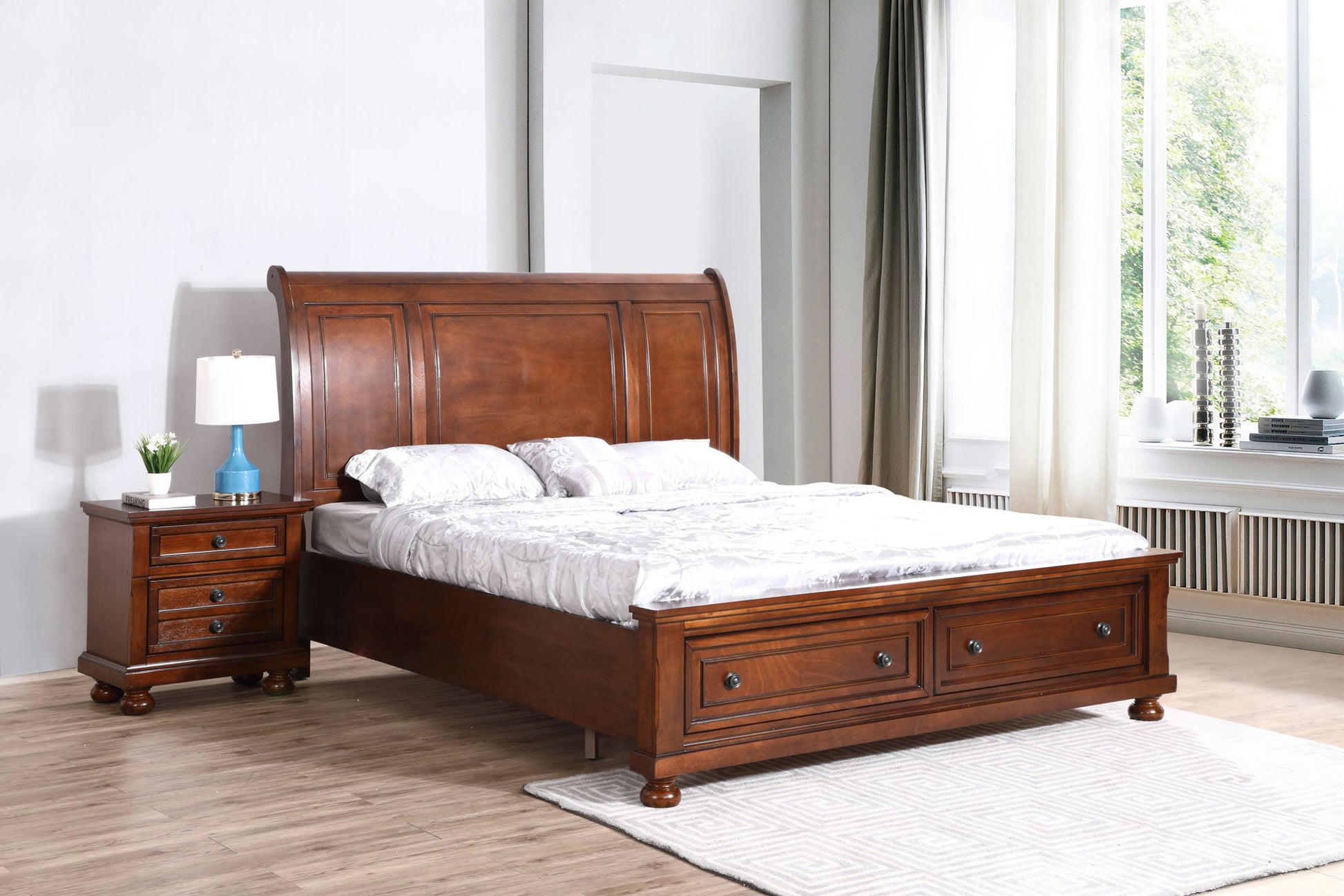 Meade - Sleigh Bed - Best Buy Furniture