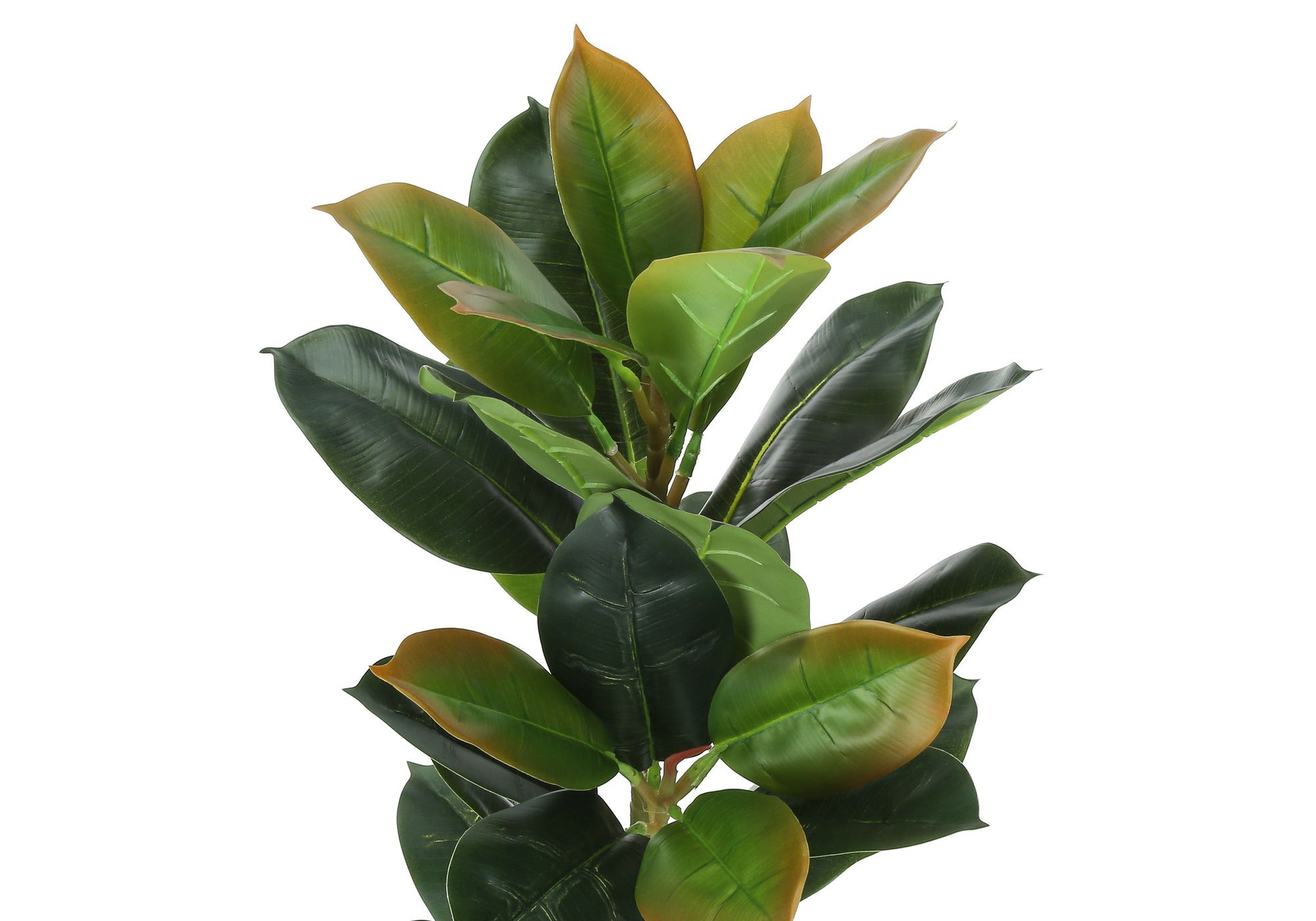 Artificial Plant, 40" Tall, Rubber Tree, Indoor, Faux, Fake, Floor, Greenery, Potted, Real Touch, Decorative - Green / Black - Best Buy Furniture