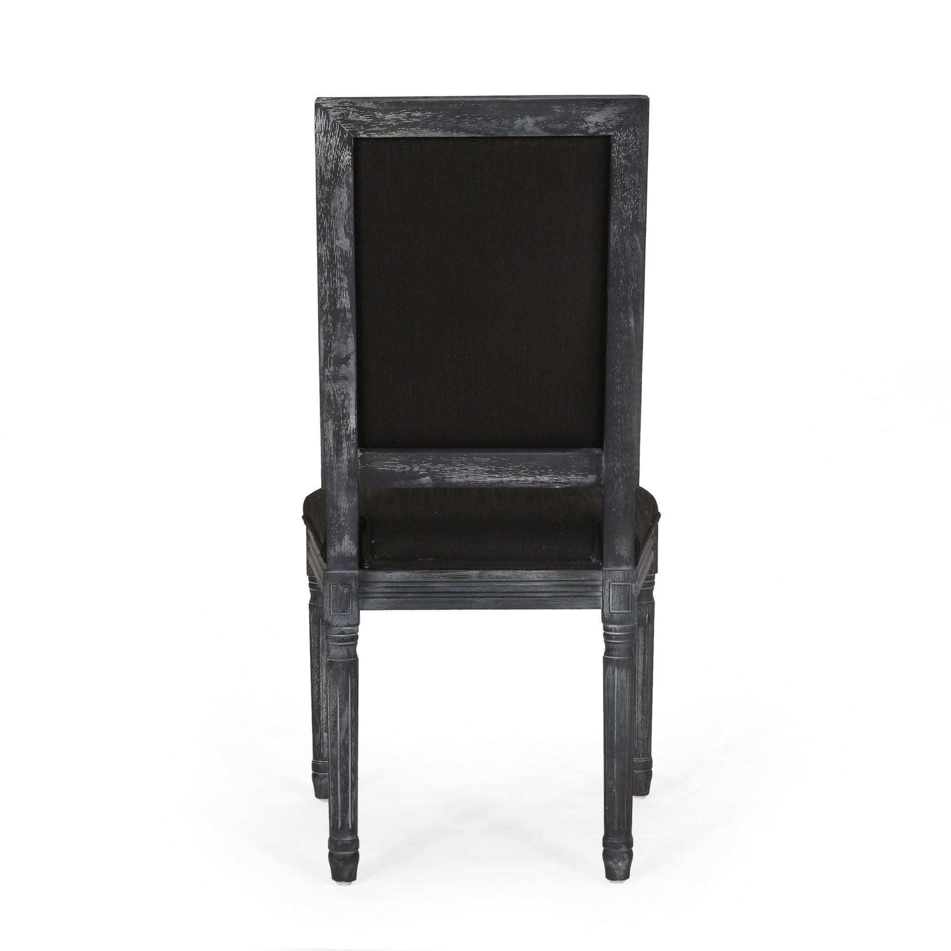 French Country Style Dining Chair With Upholstered Seating And Fluted Legs - Best Buy Furniture