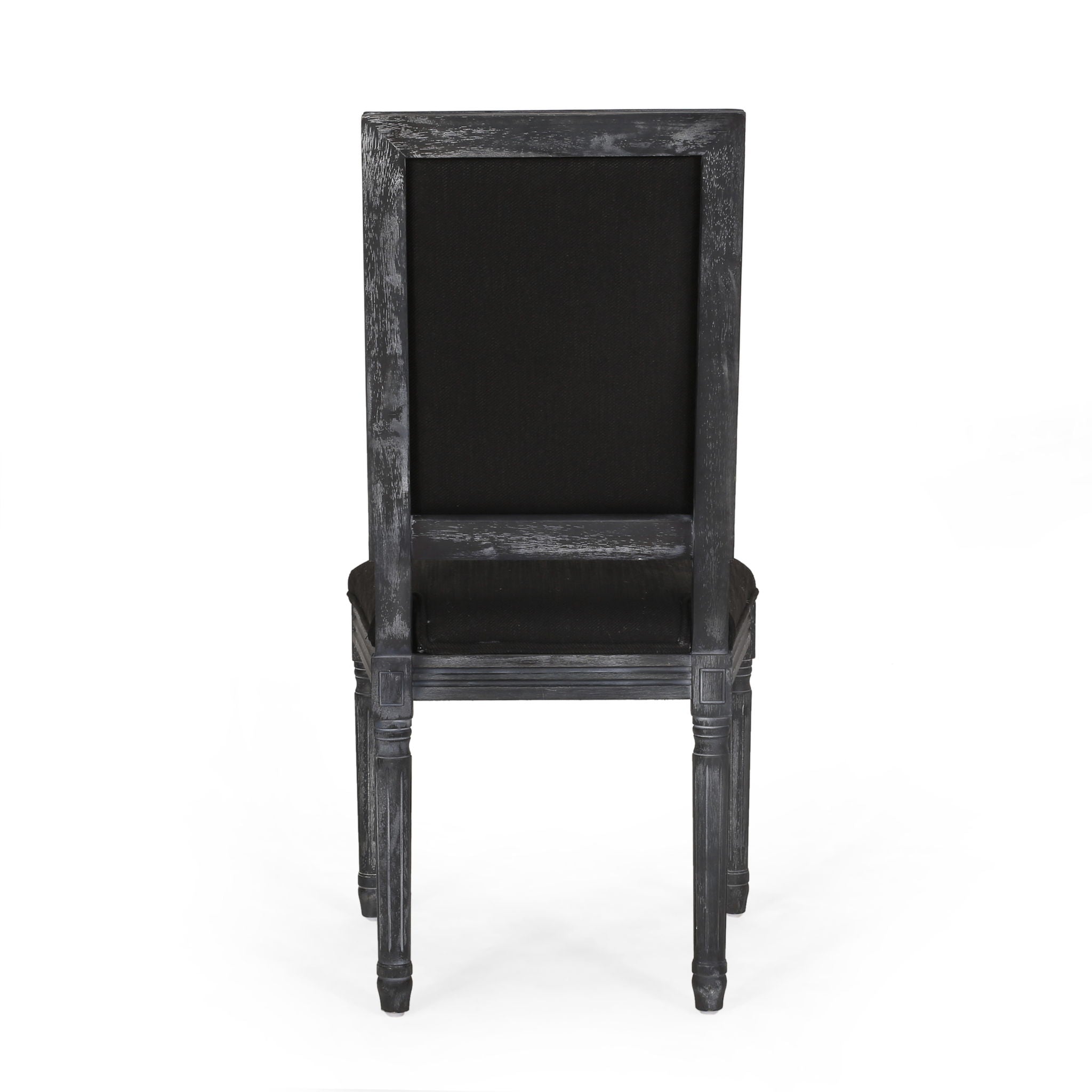 French Country Style Dining Chair With Upholstered Seating And Fluted Legs - Best Buy Furniture