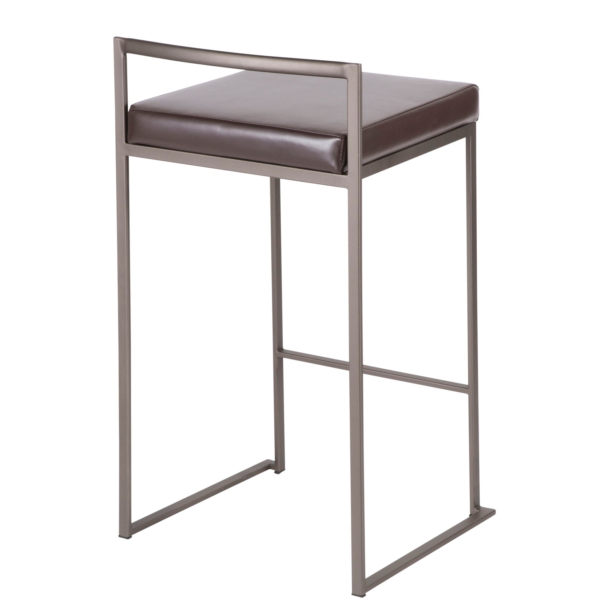Fuji - Industrial Stackable Counter Stool Elegant Design - Best Buy Furniture