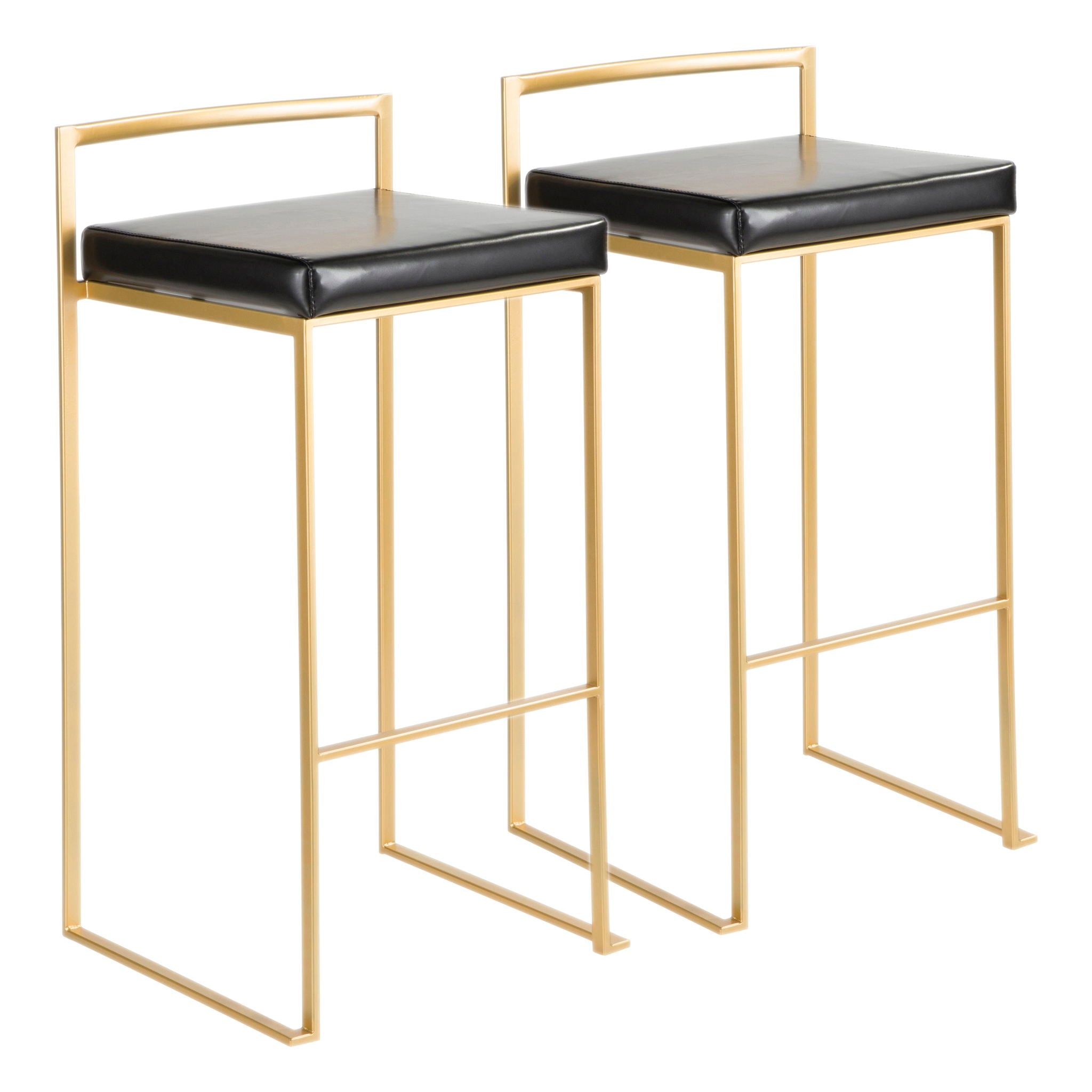 Fuji - Contemporary / Glam & Quality Construction Barstool - Best Buy Furniture