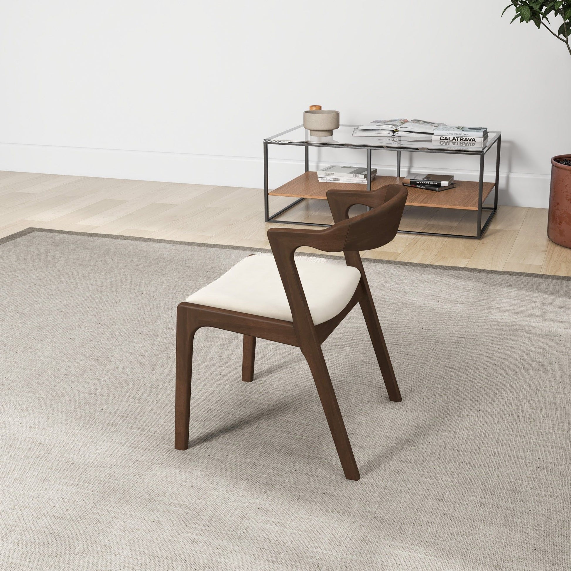 Dakota - Mid-Century Modern Velvet Dining Chair (Set of 2) - Best Buy Furniture