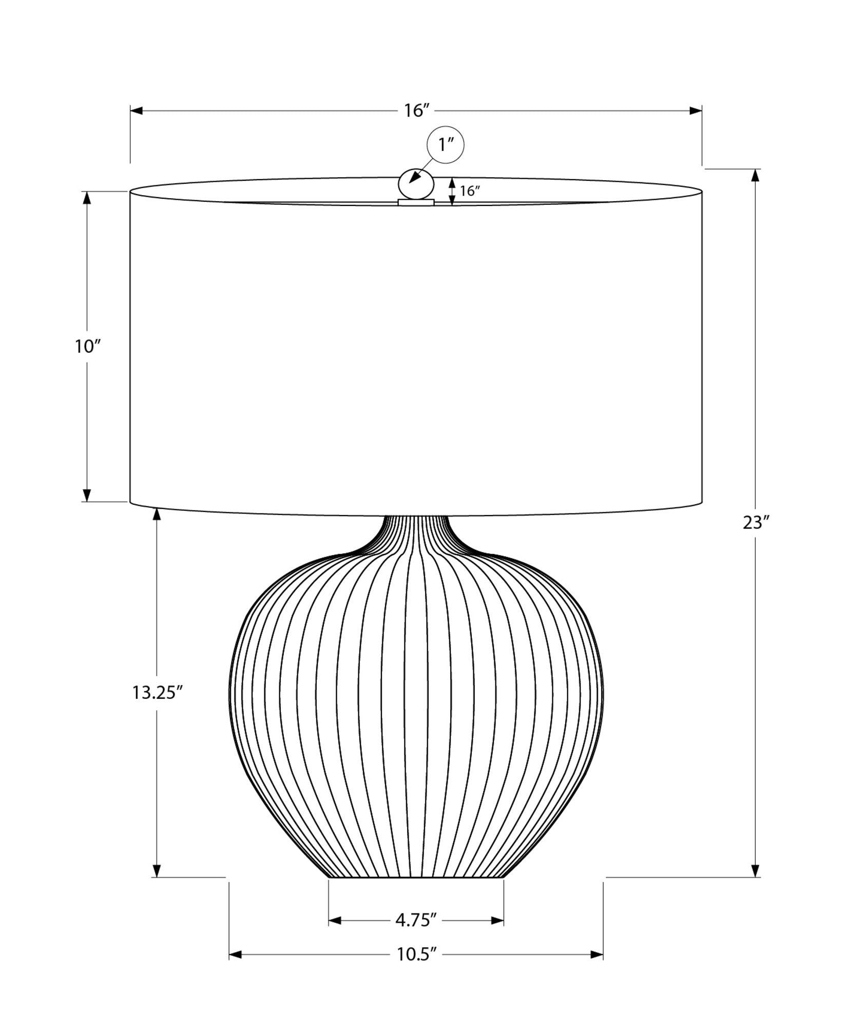 Lighting, Table Lamp, Ceramic, Contemporary - Black - Best Buy Furniture