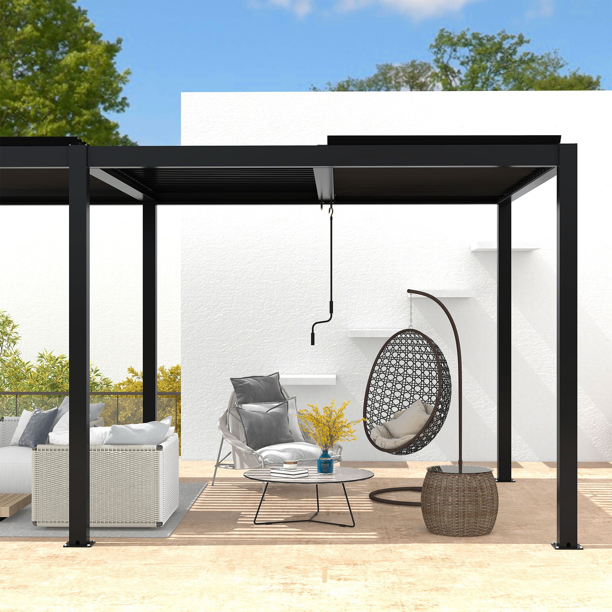 Louver Pergola Aluminium Frame & Louvers - Best Buy Furniture