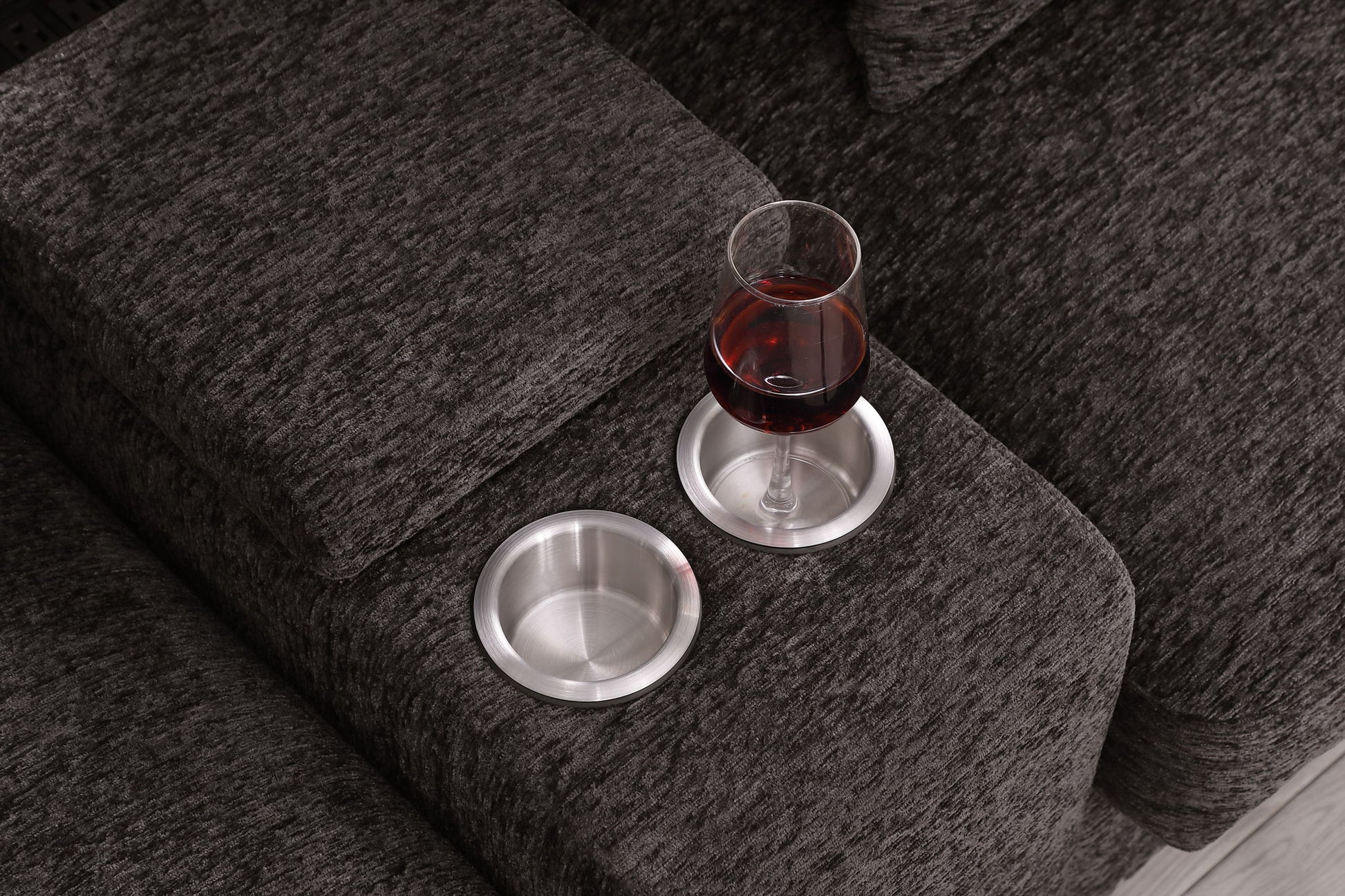 Nyeisha - Piece Upholstered Sofa & Chaise - Coffee - Best Buy Furniture