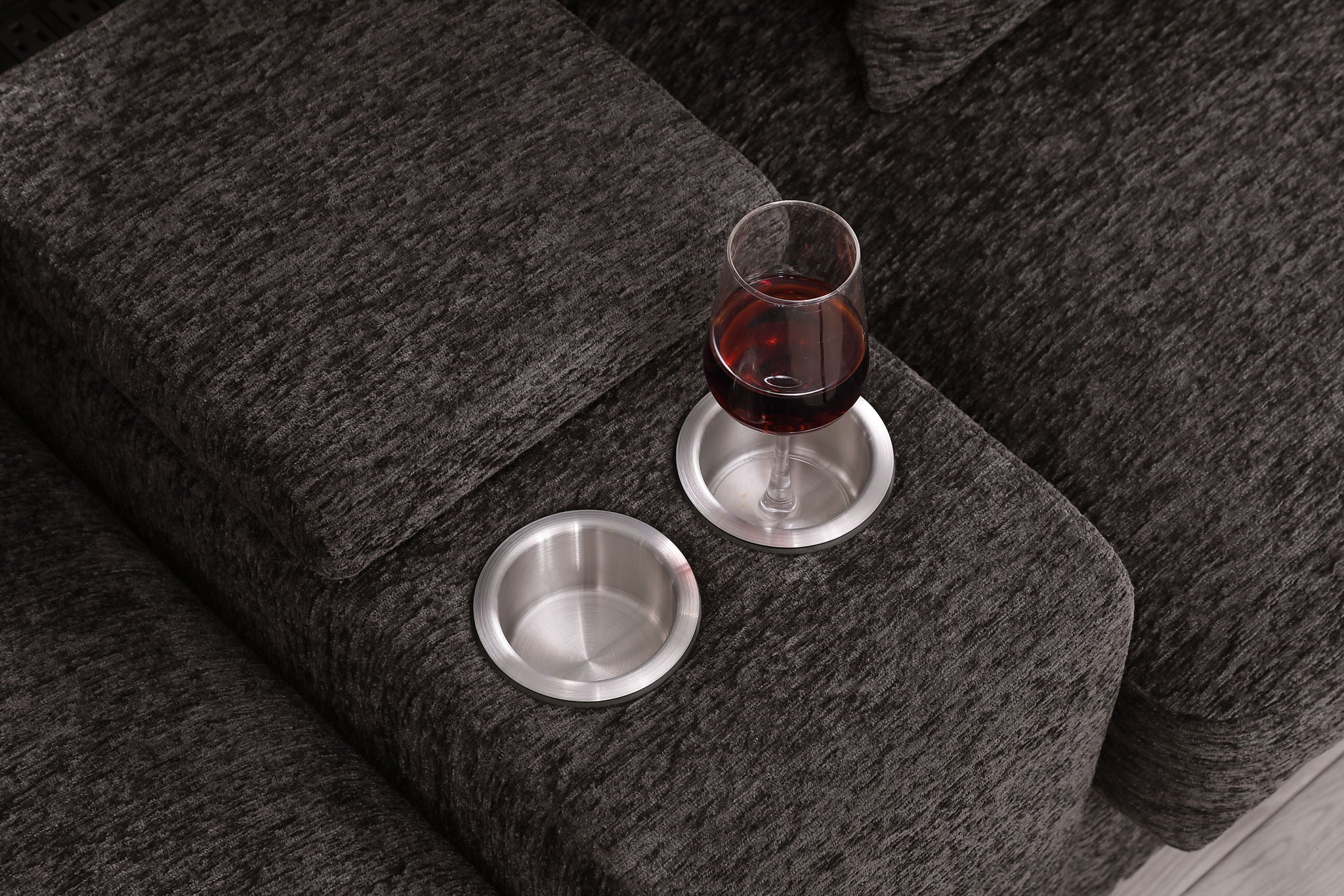 Nyeisha - Piece Upholstered Sofa & Chaise - Coffee - Best Buy Furniture