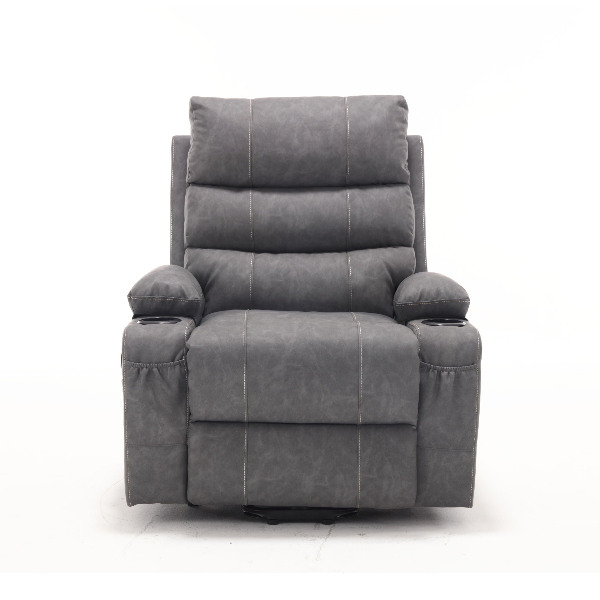 Large Size Electric Power Lift Recliner Chair Sofa With 8 Point Vibration Massage And Lumbar Heat - Best Buy Furniture