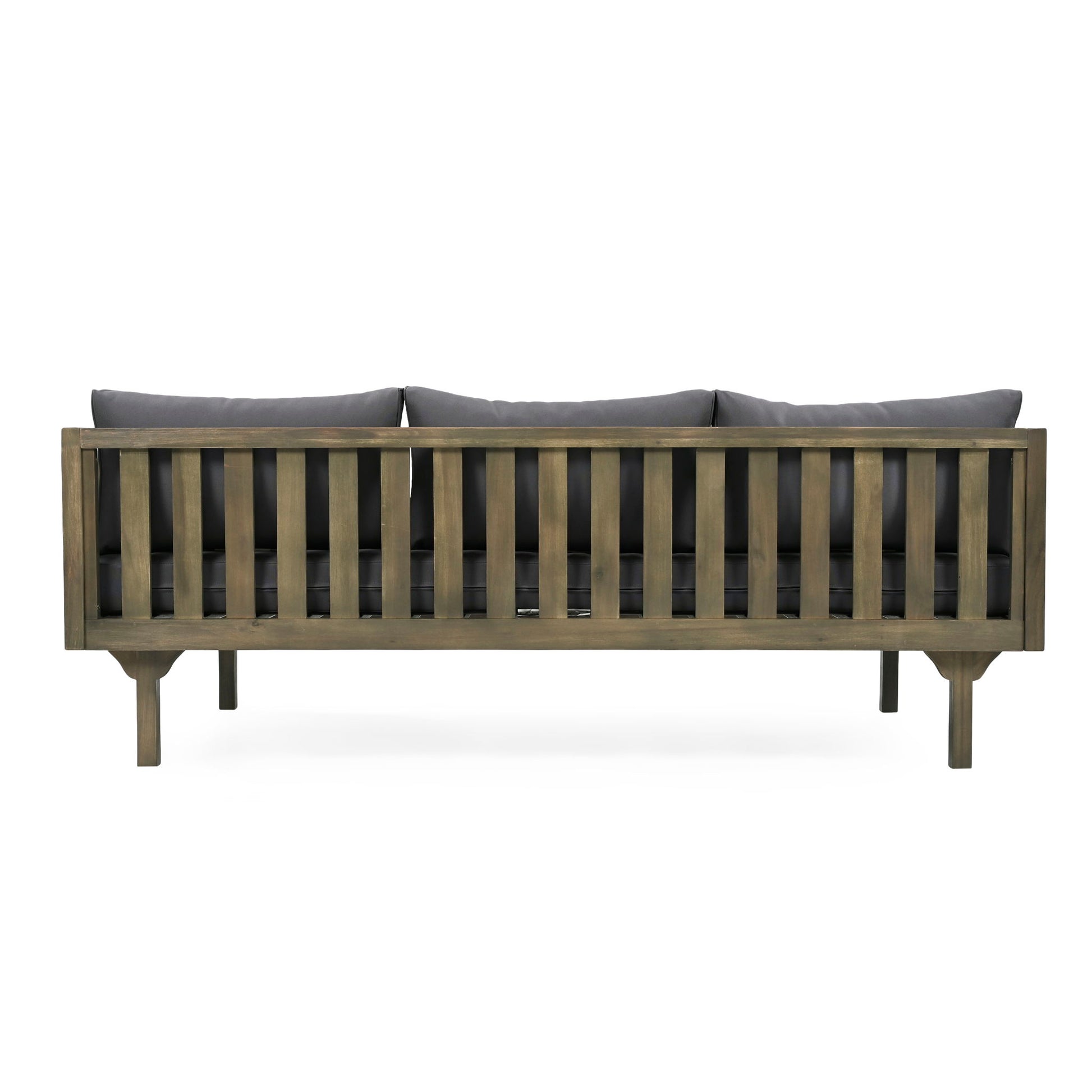 Claremont - 3 Seater Daybed Teak Acacia Wood Water Resistant Cushions - Best Buy Furniture