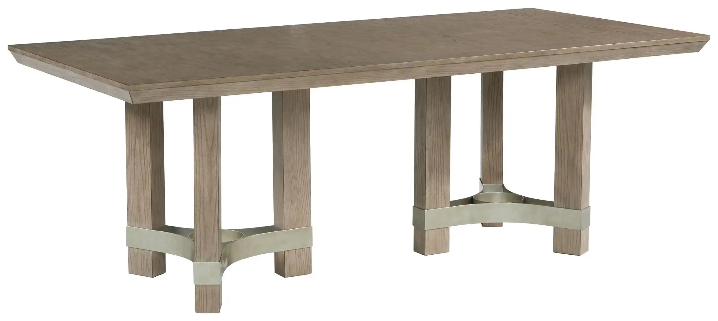 Chrestner - Rectangular Dining Room Table - Gray - Best Buy Furniture