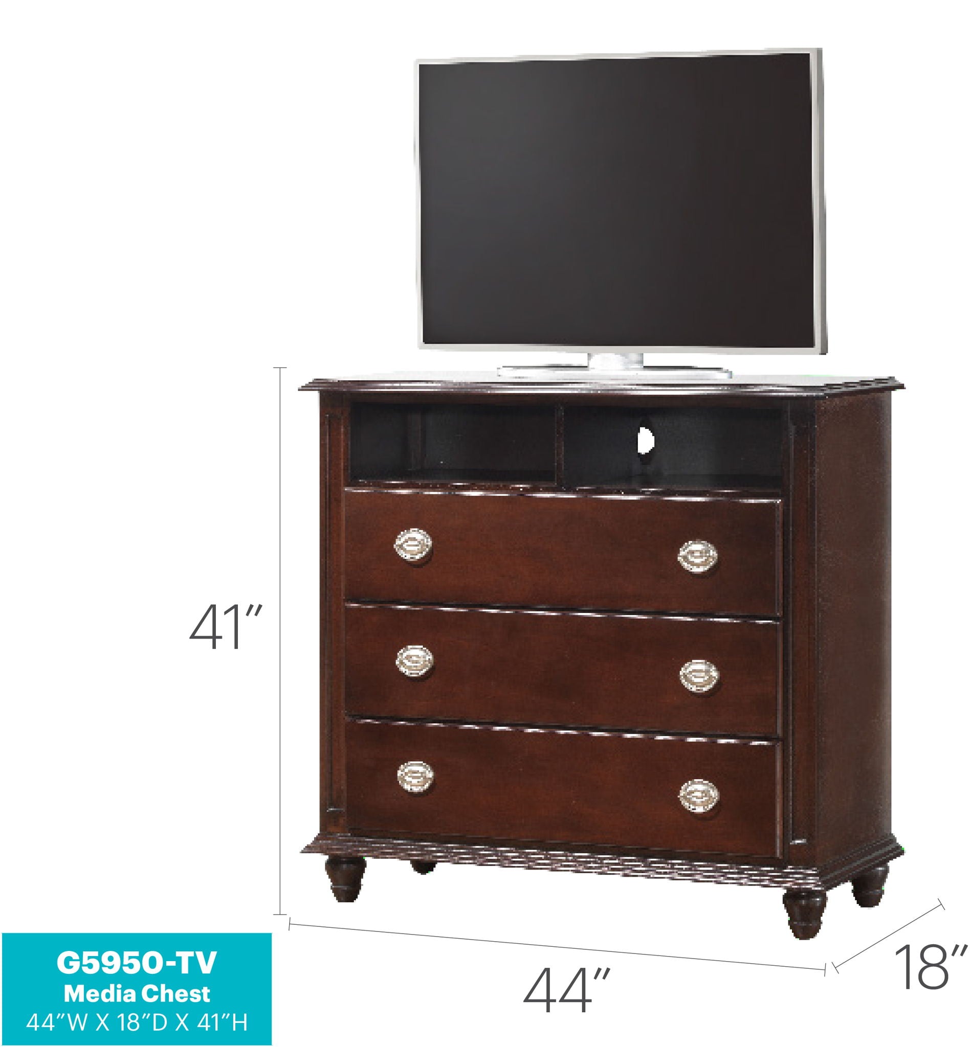 Media Storage Chest Elegant - Cappuccino - Best Buy Furniture