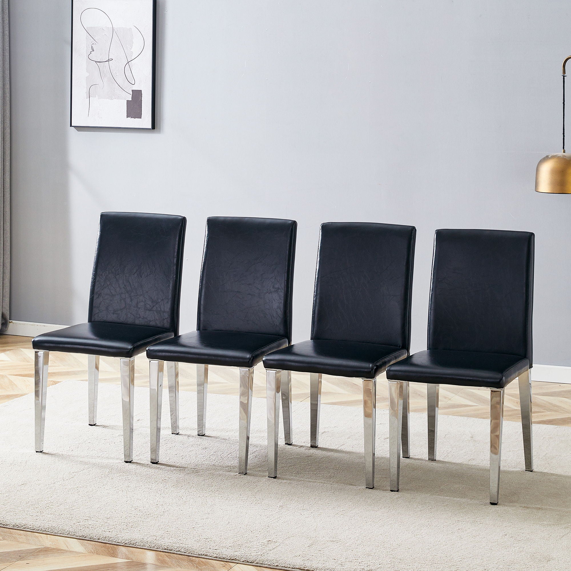 Simple And Versatile Dining Chairs With Metal Legs - Best Buy Furniture