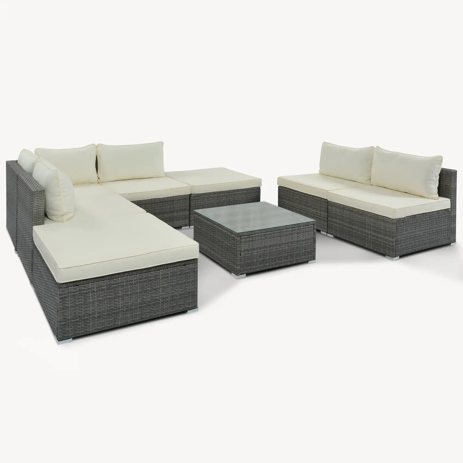 Sundrift 8-Pieces Outdoor Sectional Set - Best Buy Furniture