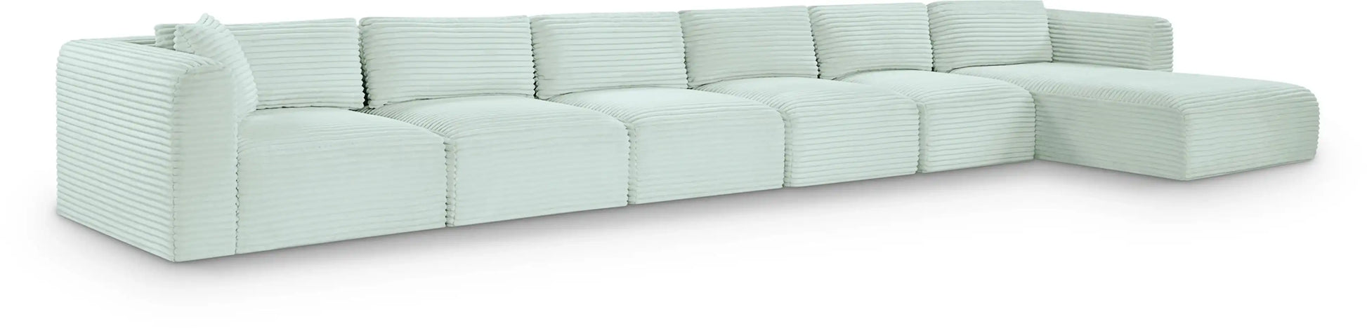 Shaggy - 6 Piece Modular Sectional With Chaise - Best Buy Furniture