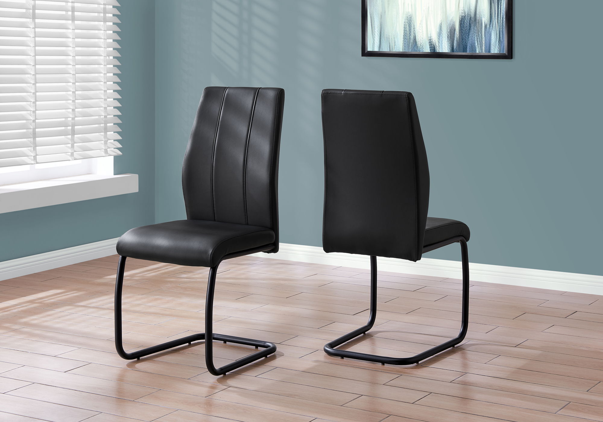 Dining Chair, Side, Upholstered For Dining Room, Contemporary & Modern (Set of 2) - Best Buy Furniture