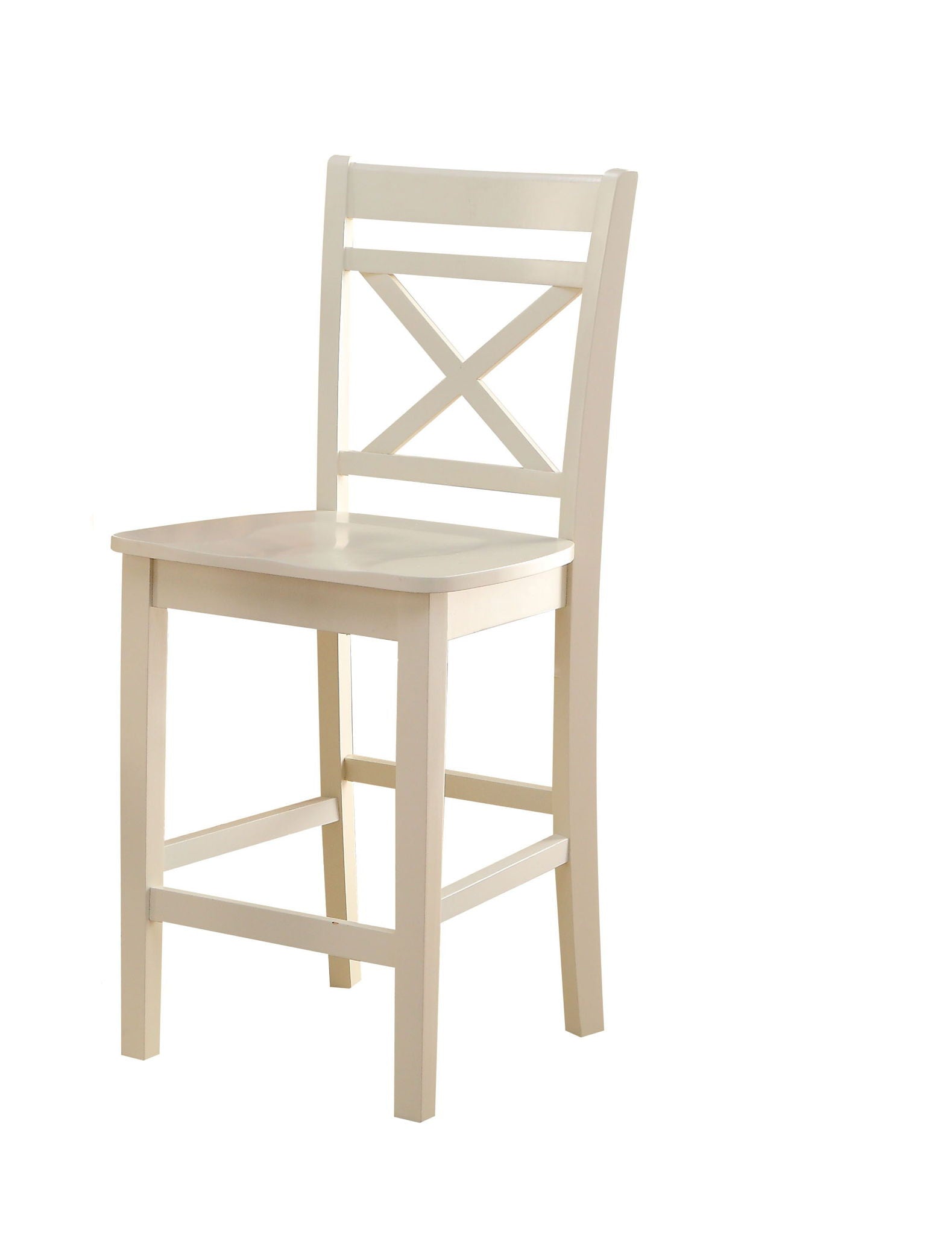Tartys - Counter Height Chair (Set of 2) - Cream - Best Buy Furniture
