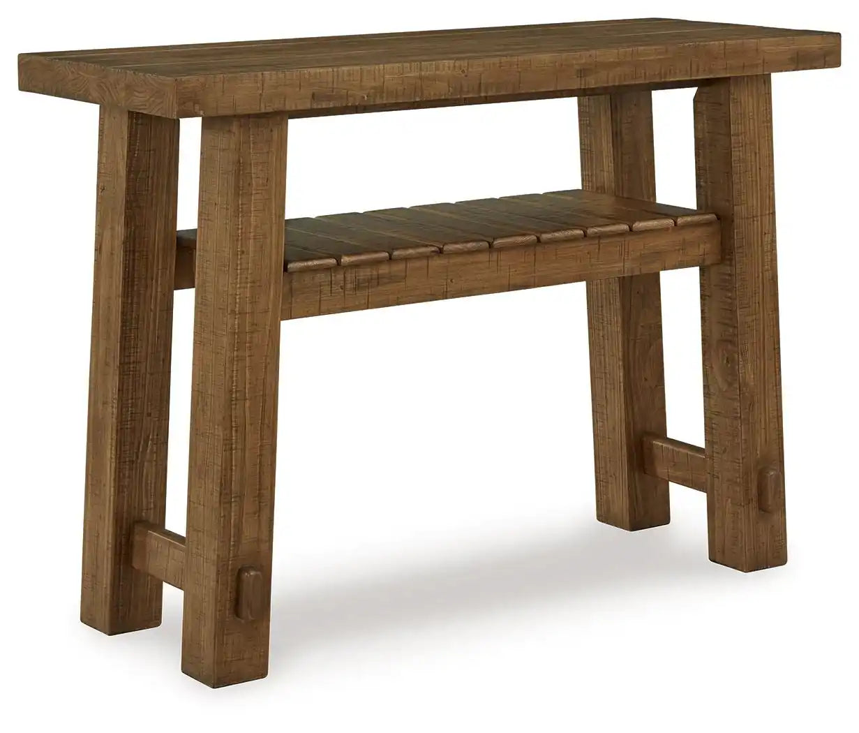 Mackifeld - Sofa Table - Warm Brown - Best Buy Furniture