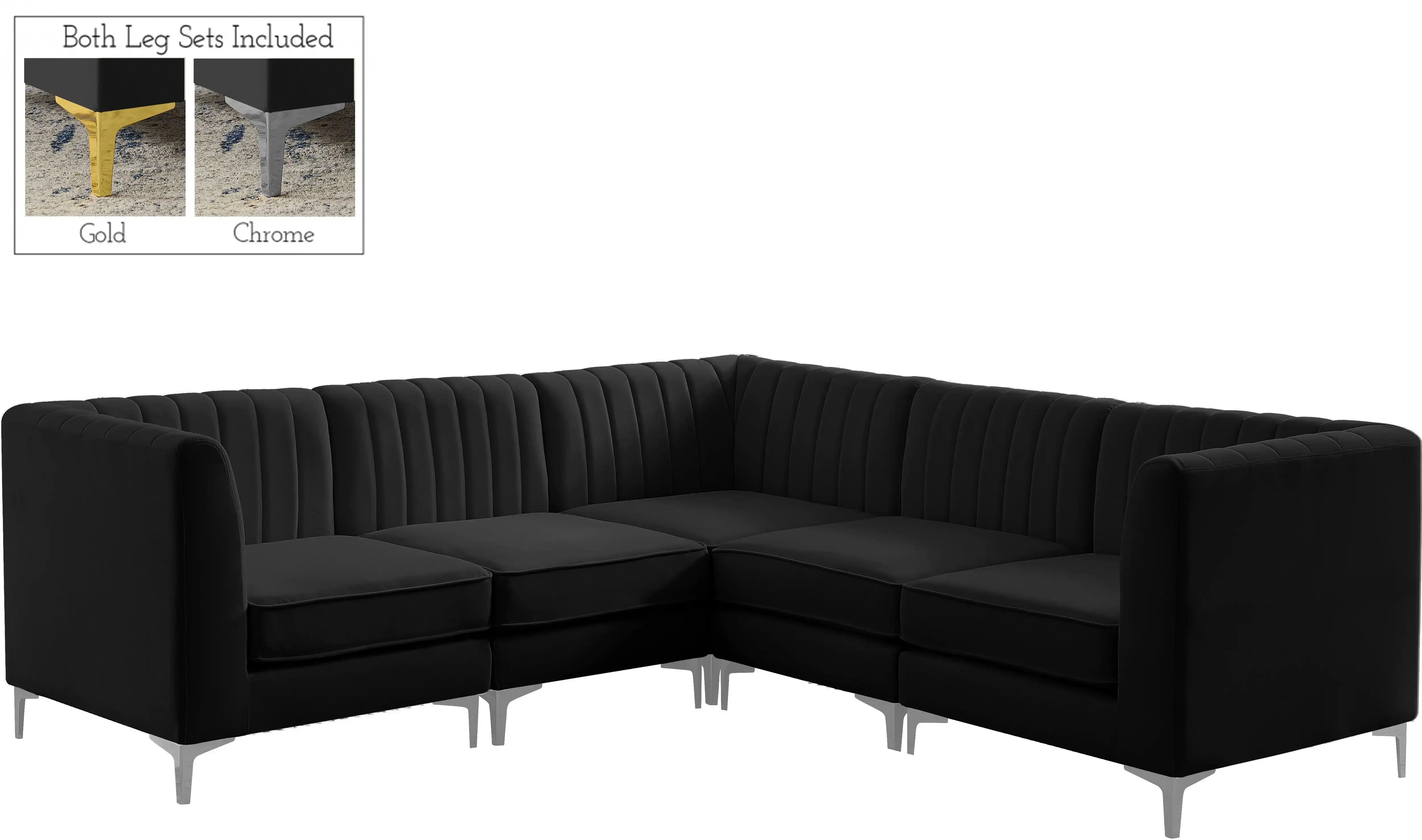 Alina - 5 Piece Modular Corner Sectional - Best Buy Furniture