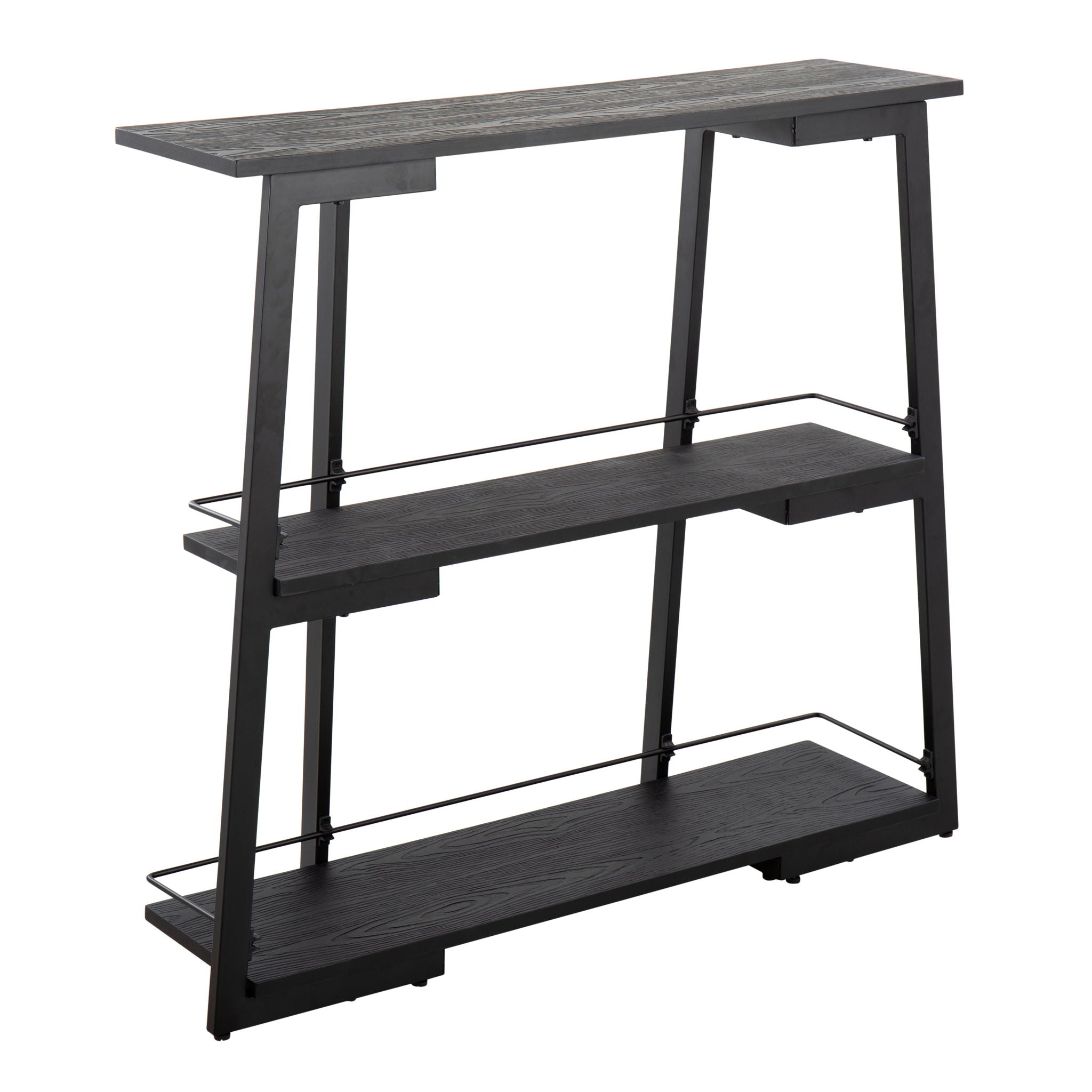 Converge - Industrial Bookcase - Black - Best Buy Furniture