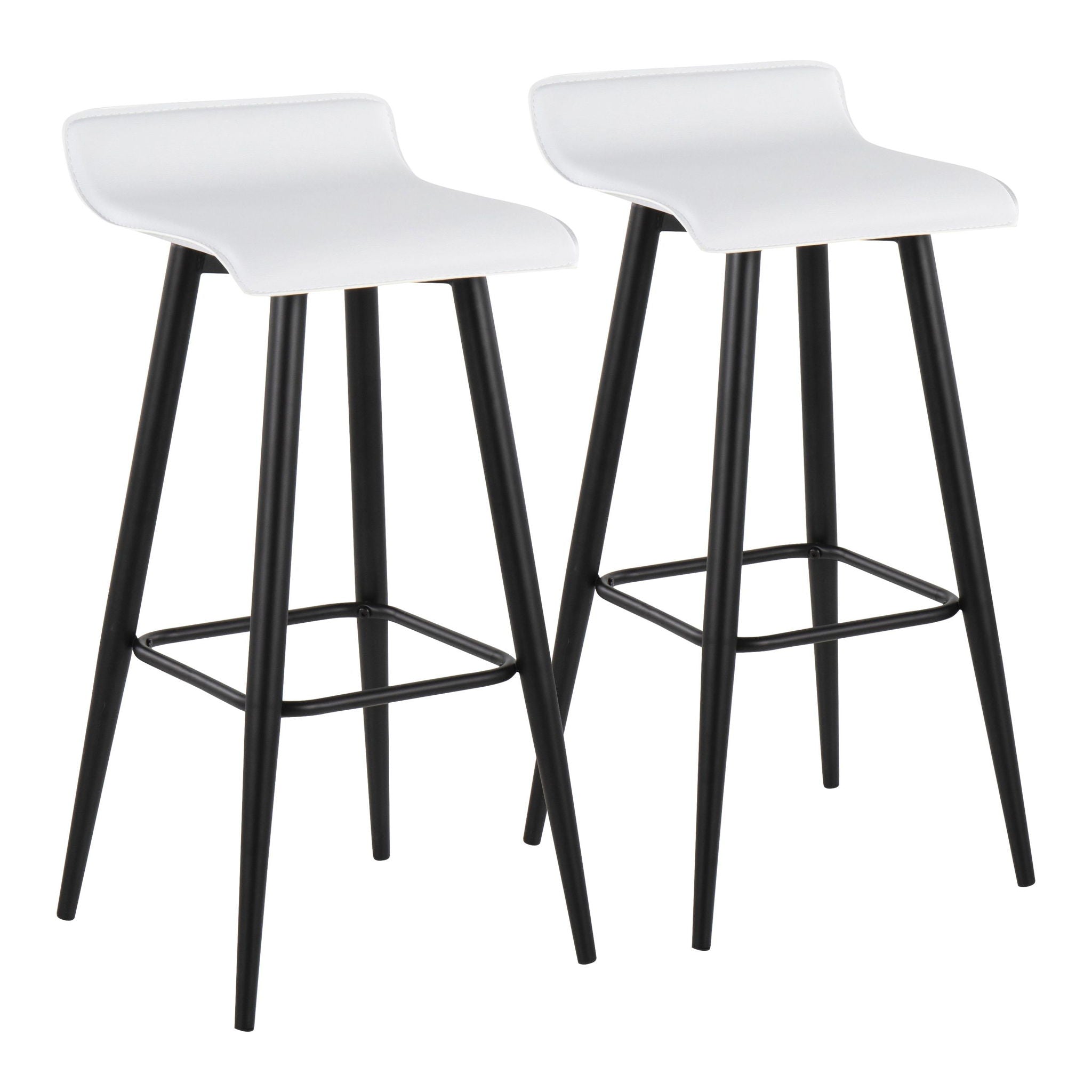 Ale - Contemporary Fixed Height Bar Stool (Set of 2) - Best Buy Furniture