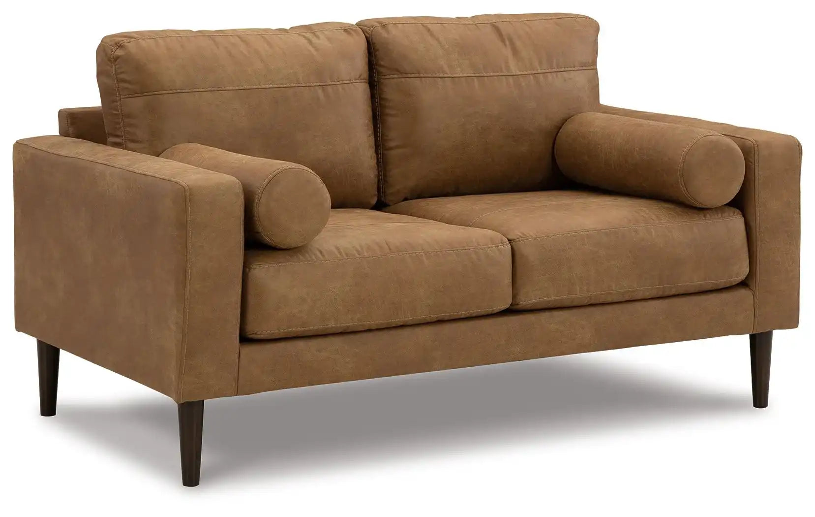 Telora - Loveseat - Caramel - Best Buy Furniture