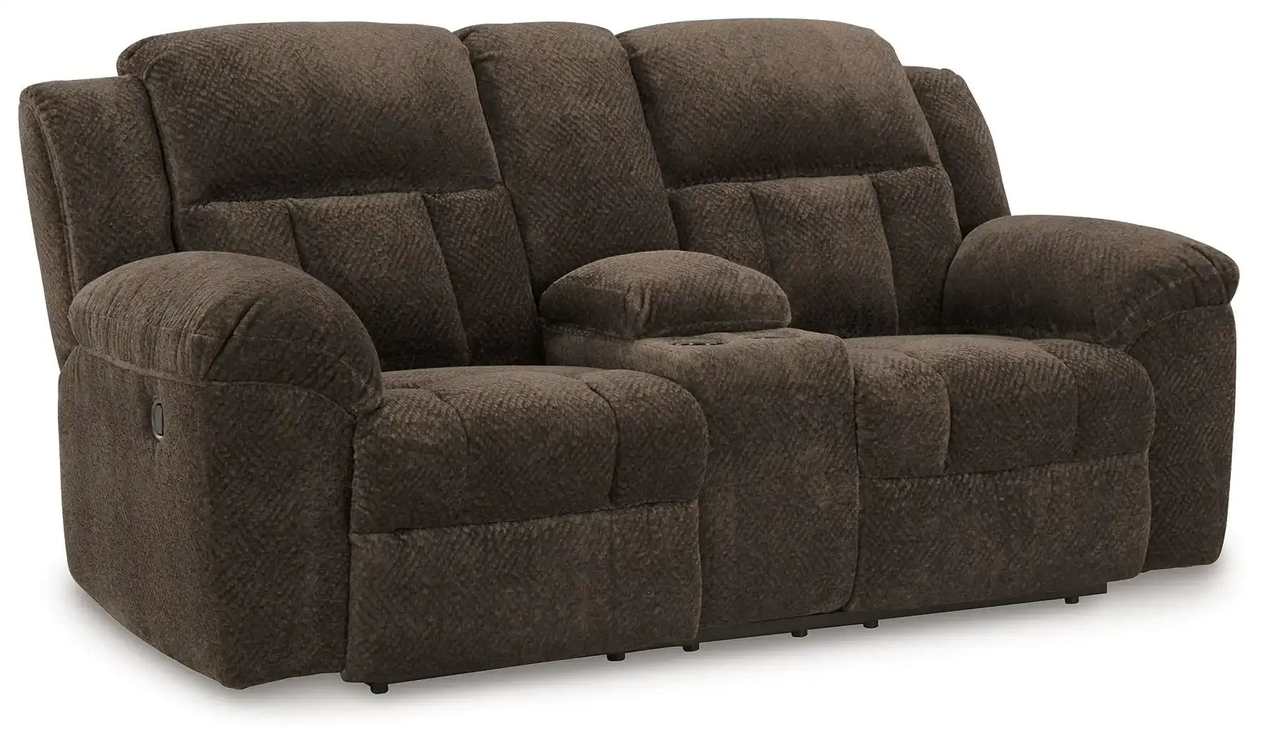 Frohn - Dbl Reclining Loveseat With Console - Best Buy Furniture
