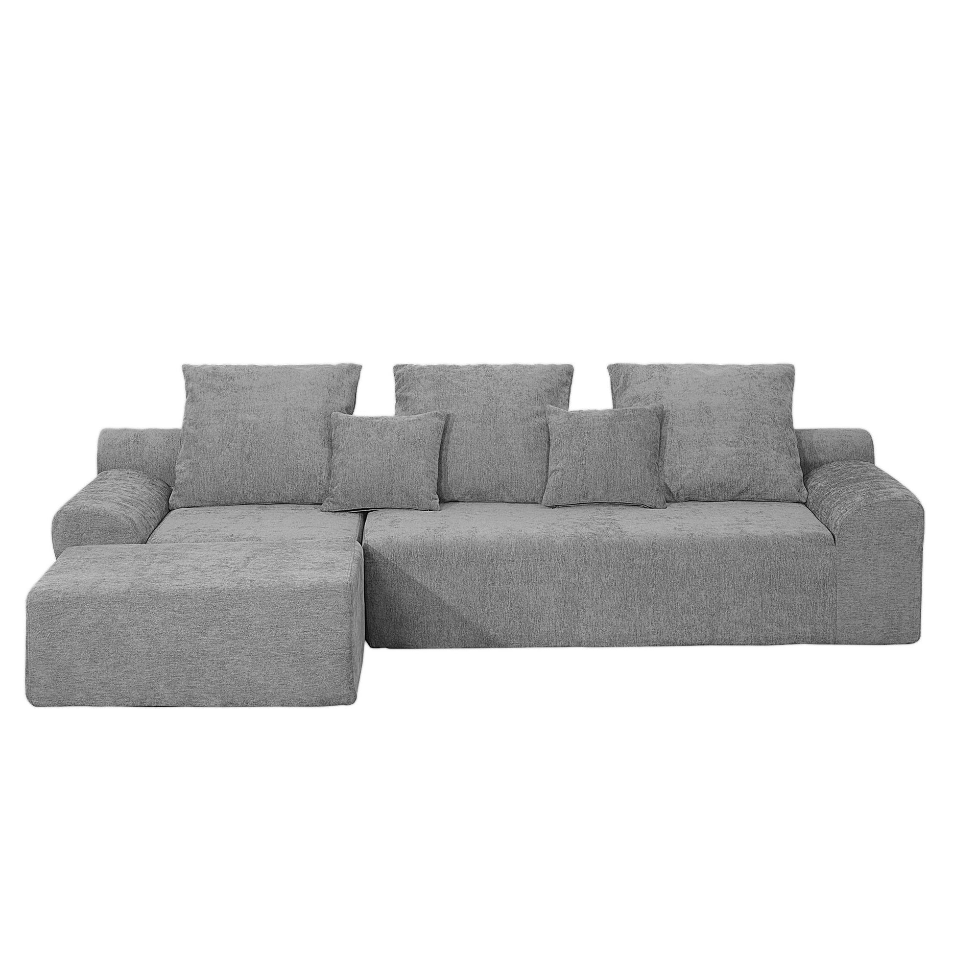 Modern L Shaped Sectional Sofa With Adjustable Configurations - Best Buy Furniture