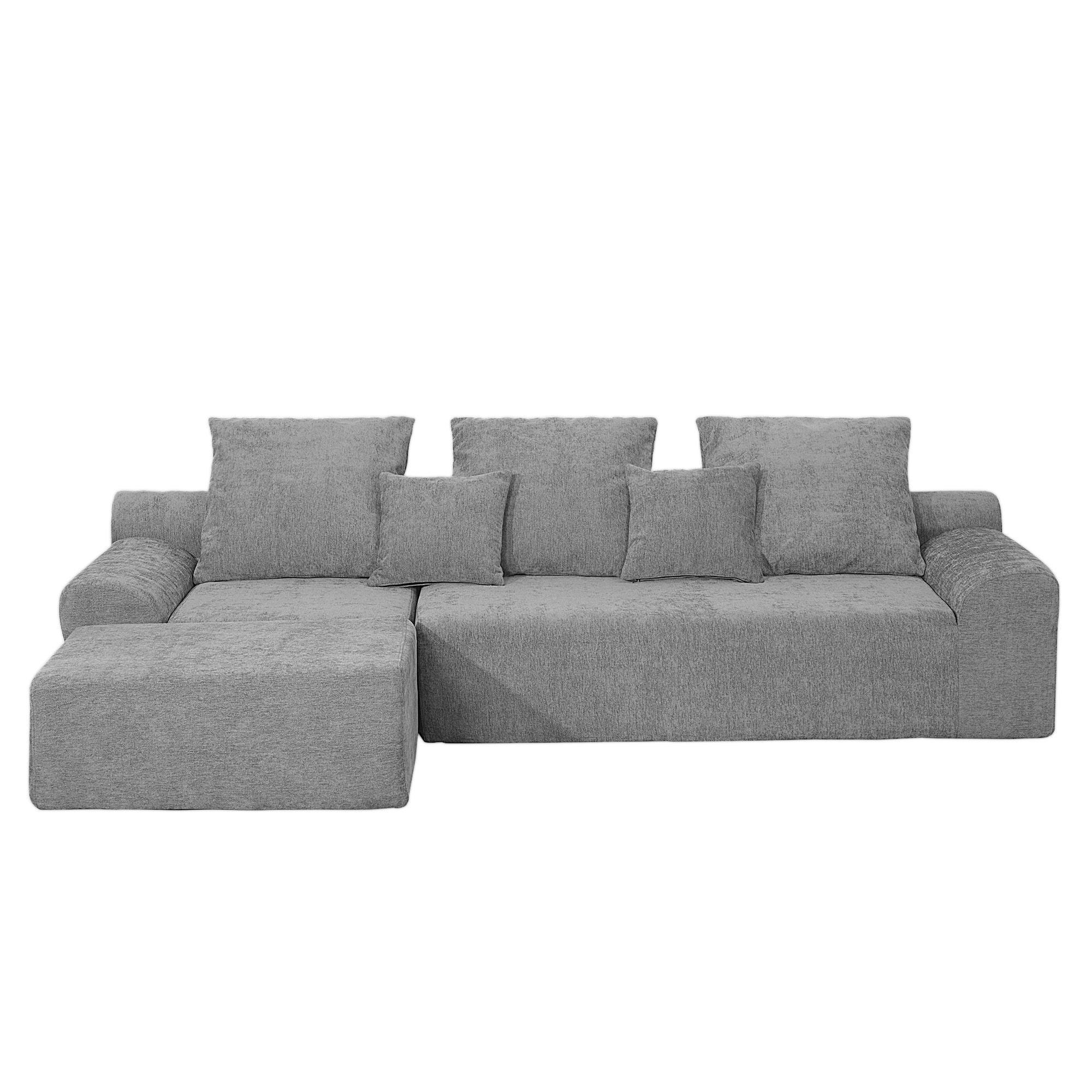 Modern L Shaped Sectional Sofa With Adjustable Configurations - Best Buy Furniture