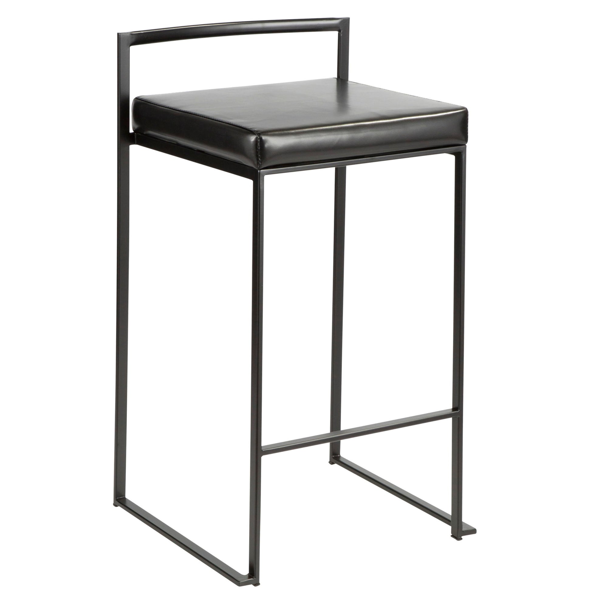 Fuji - Contemporary Style Stackable Counter Stool - Best Buy Furniture
