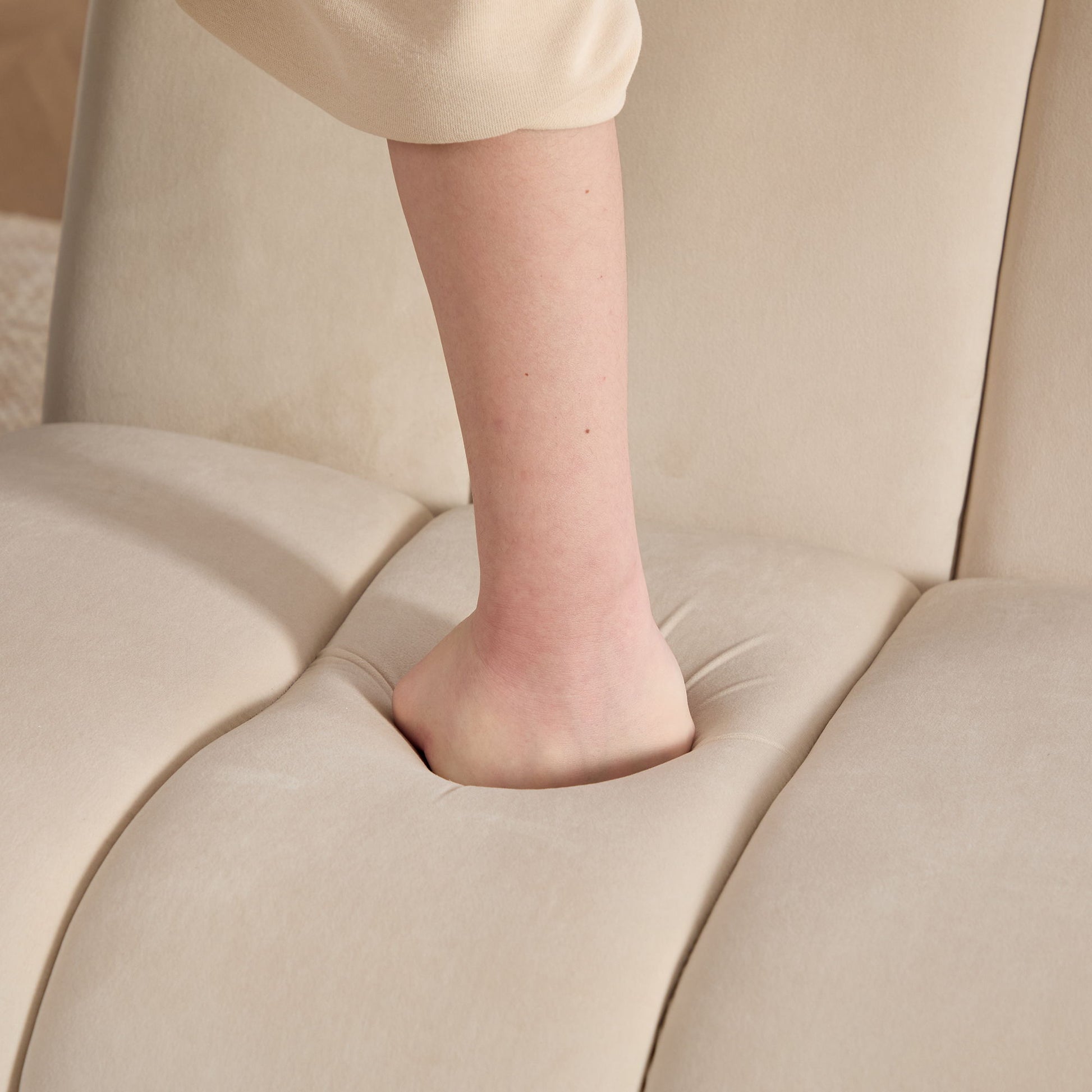 Upholstered Armless Chair For Living Room - Best Buy Furniture