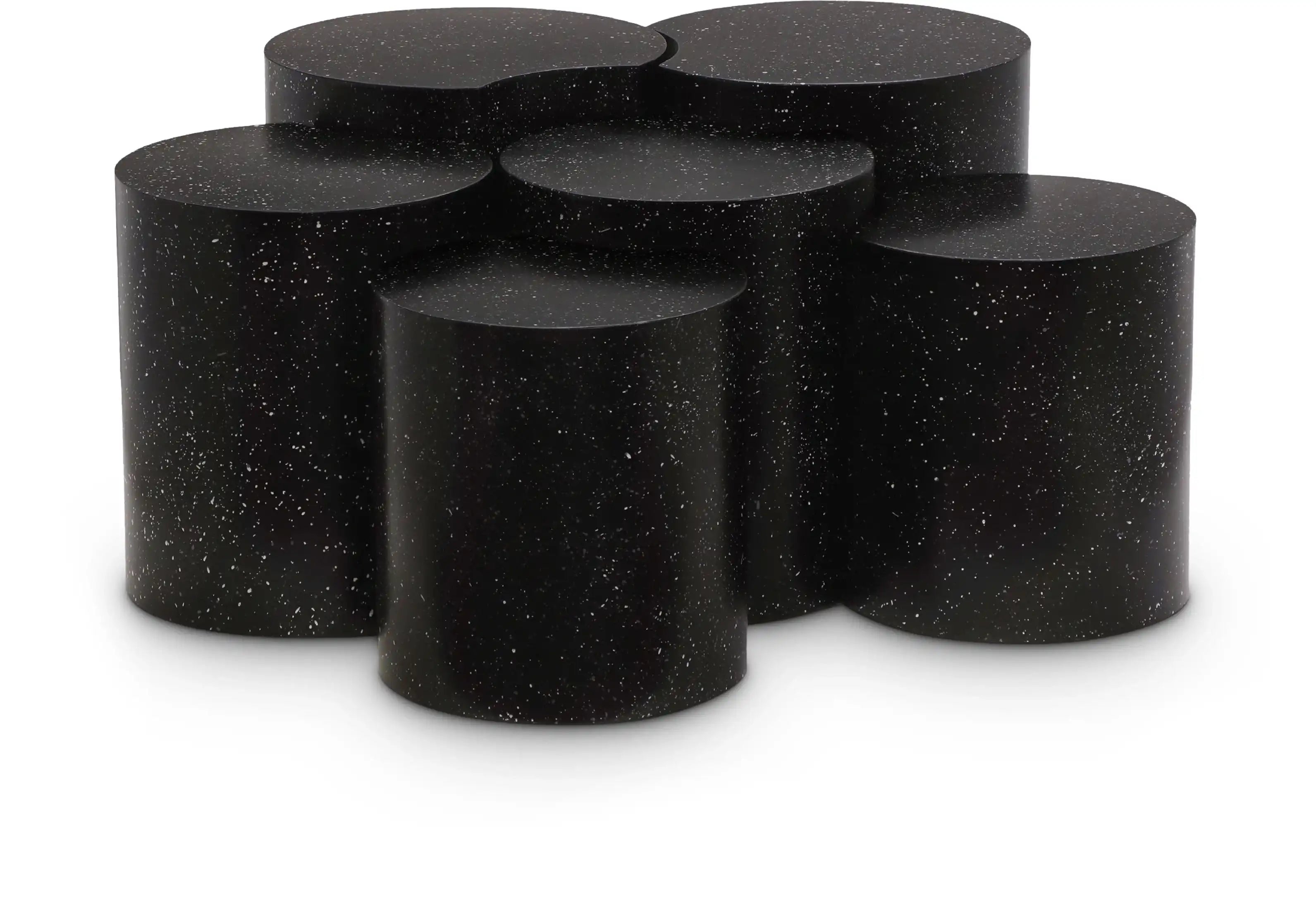 Dimple - 20" 6 Piece Modular Coffee Table - Terazzo Finish - Best Buy Furniture