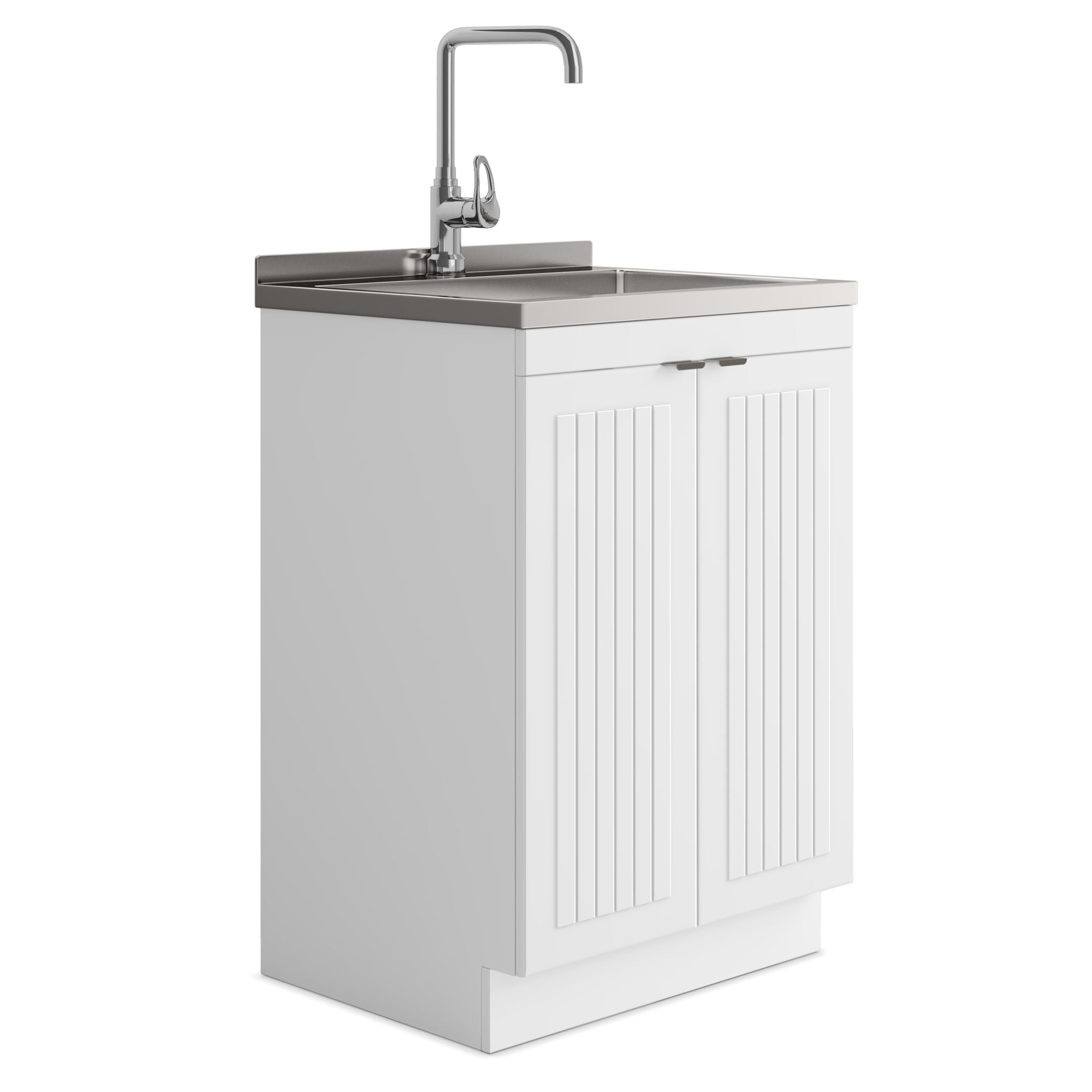 Murphy - Laundry Cabinet & Faucet And Stainless Steel Sink - Best Buy Furniture