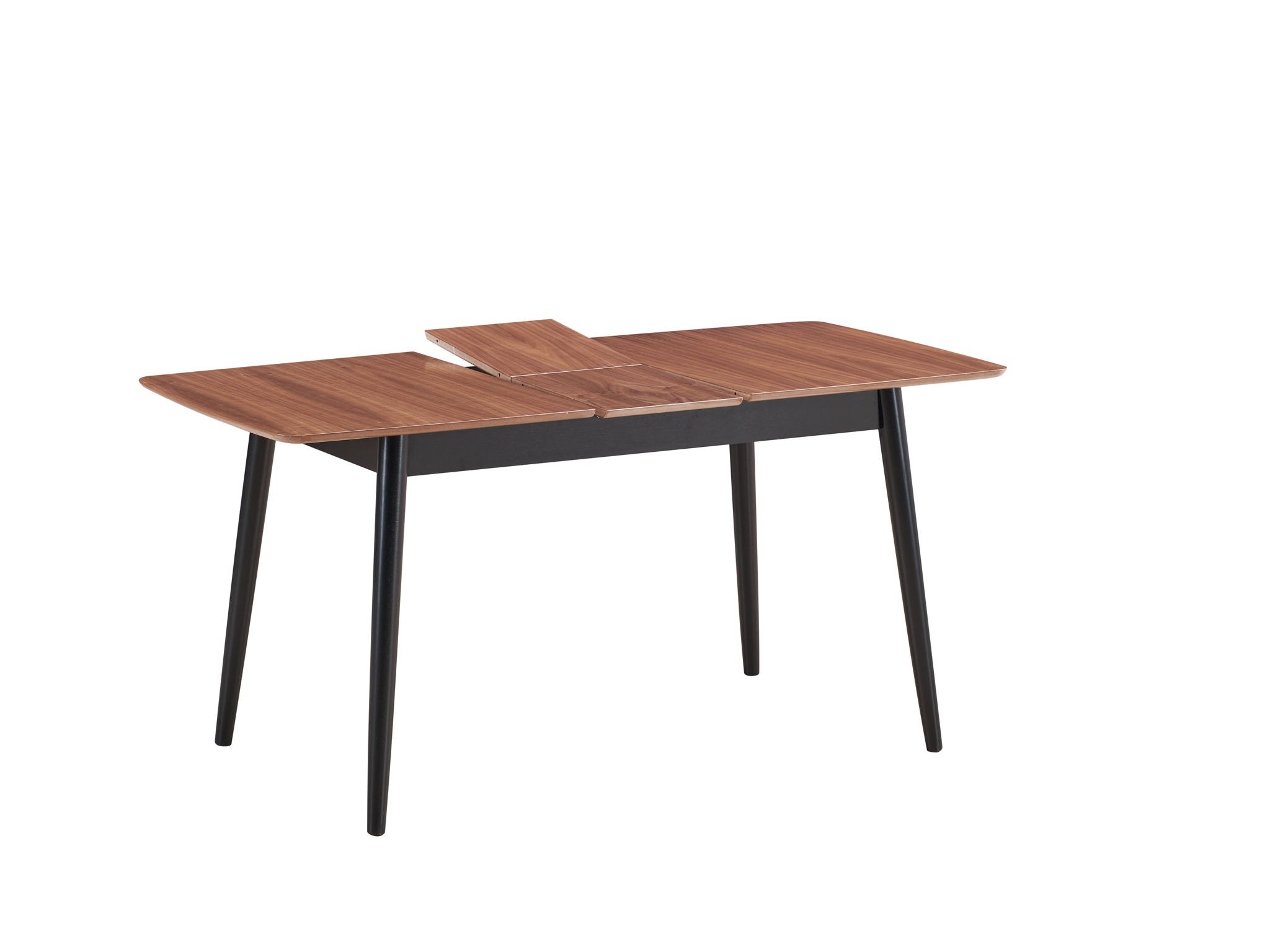 Lanae - Dining Table (Extension Bufferfly Leaf) - Natural / Black - Best Buy Furniture