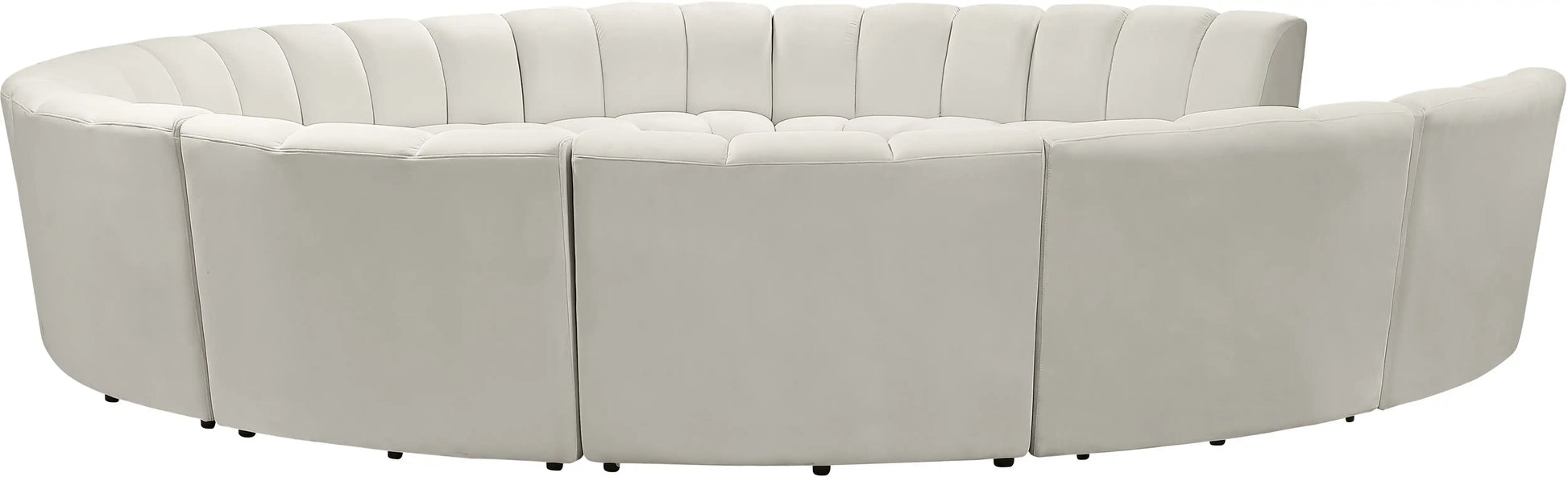 Infinity - 11 Piece Velvet Modular Sectional - Best Buy Furniture
