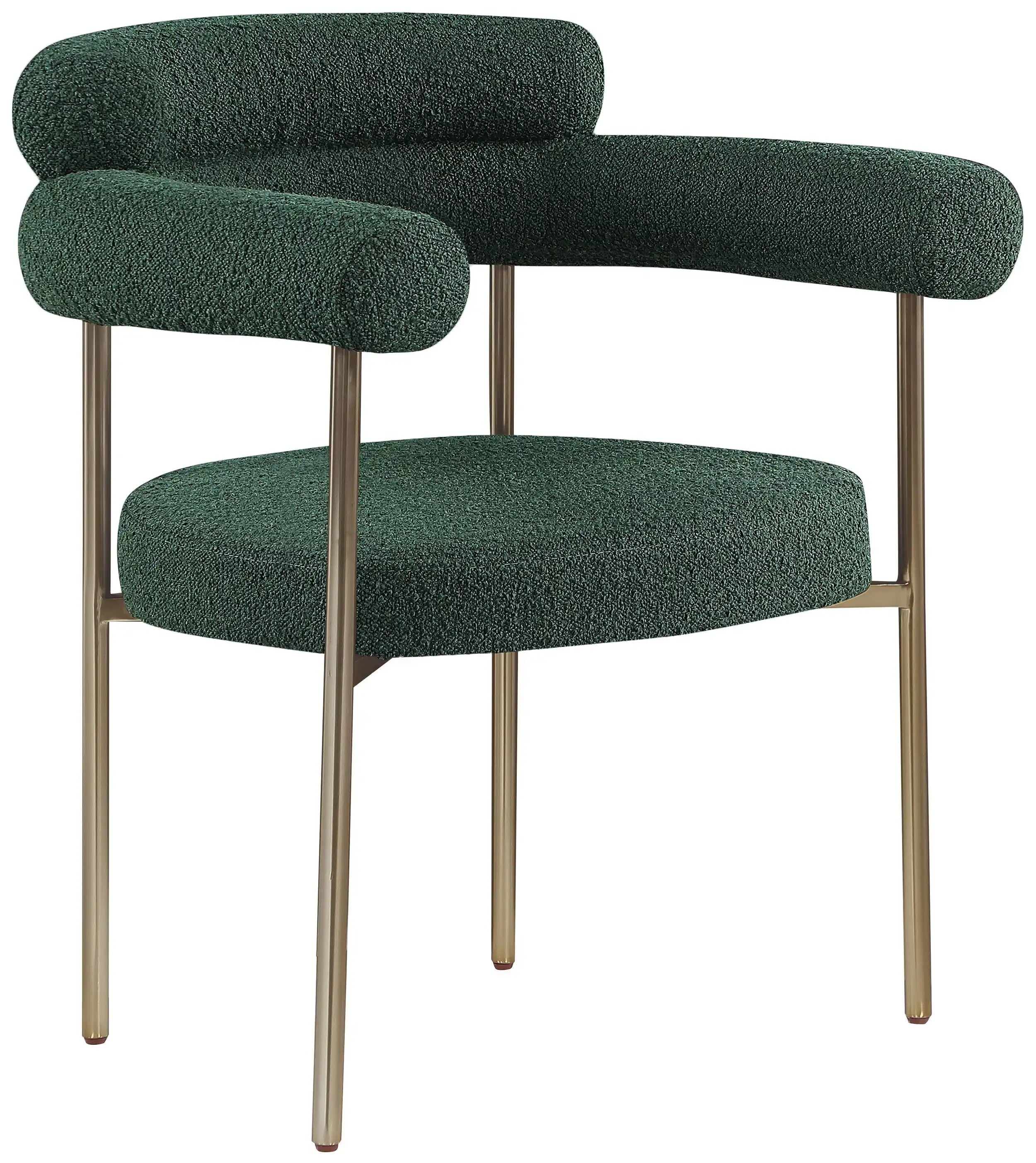Blake - Boucle Fabric Dining Chair (Set of 2) - Best Buy Furniture