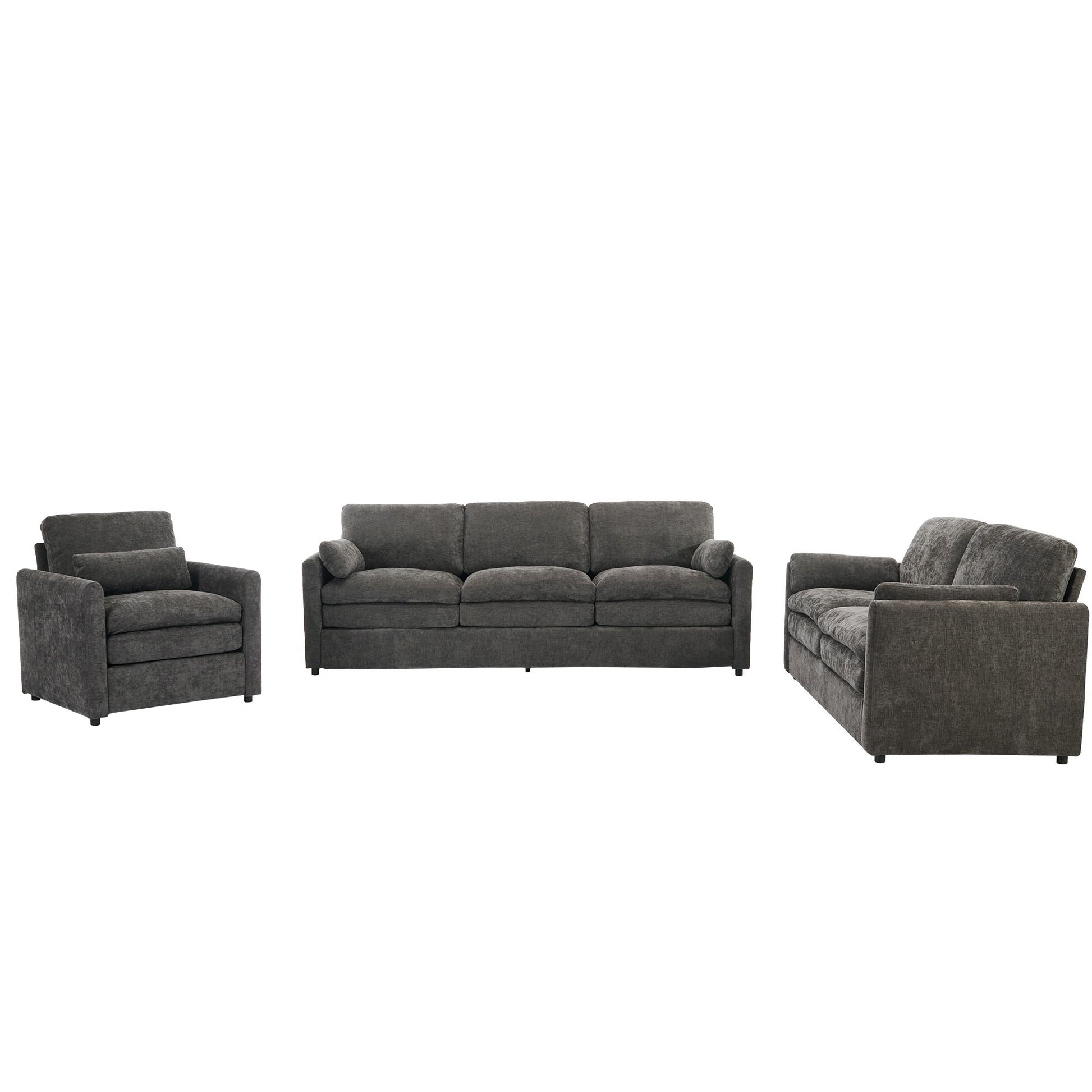 Cozy Upholstered Sofa Set For Living Room - Best Buy Furniture