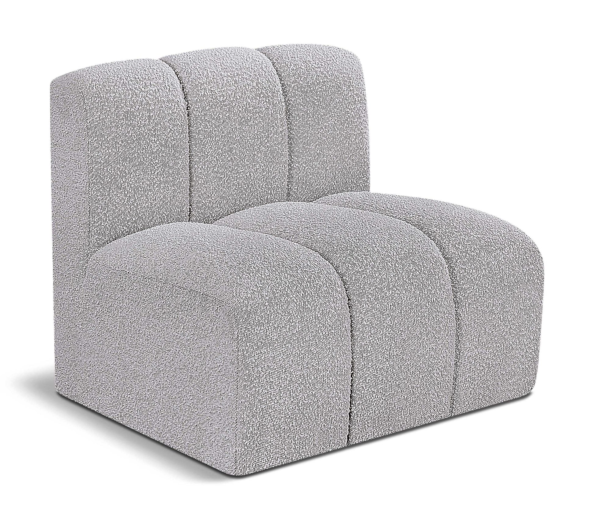 Arc - Boucle Fabric Straight Chair - Best Buy Furniture