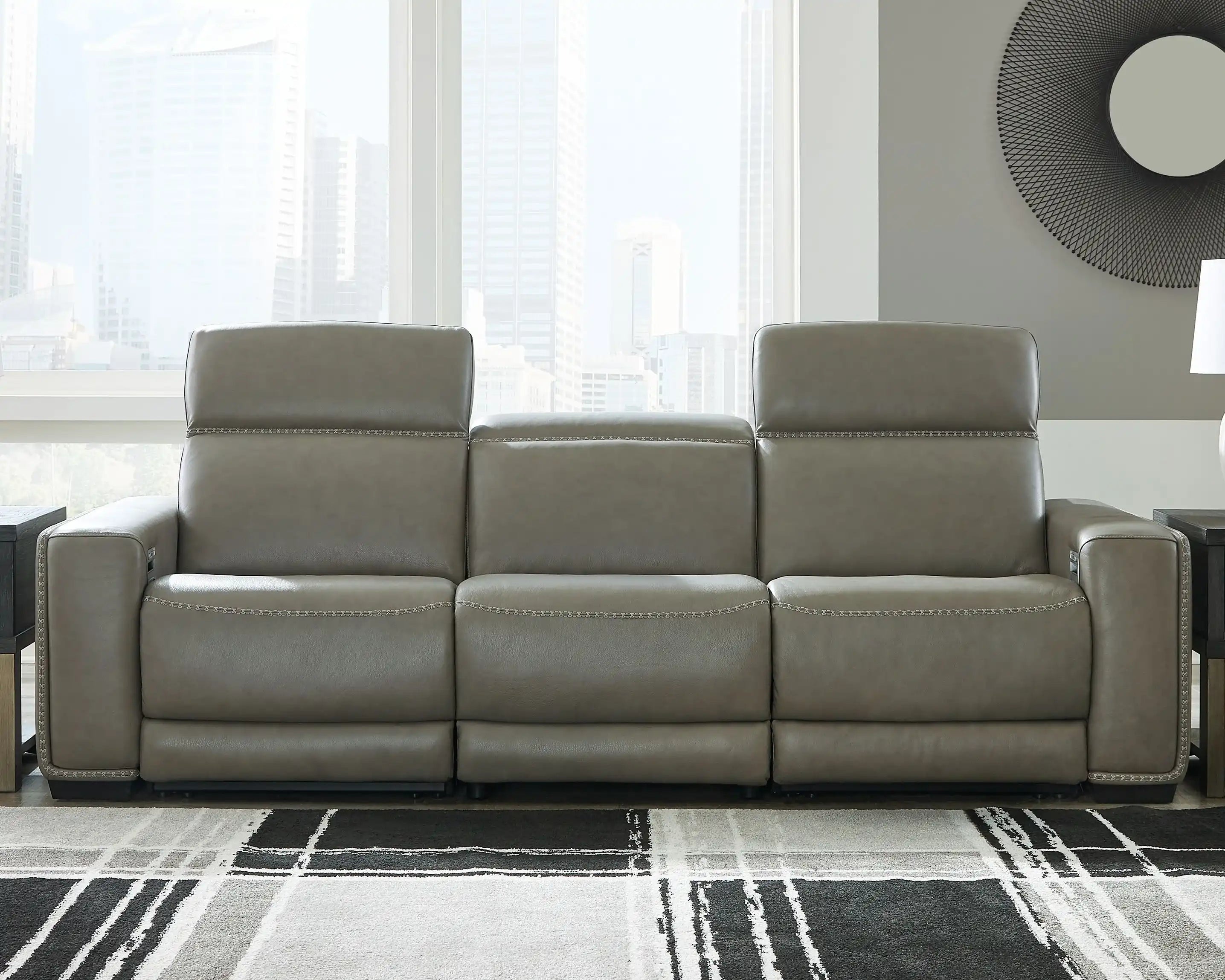 Correze - Power Reclining Sectional - Best Buy Furniture