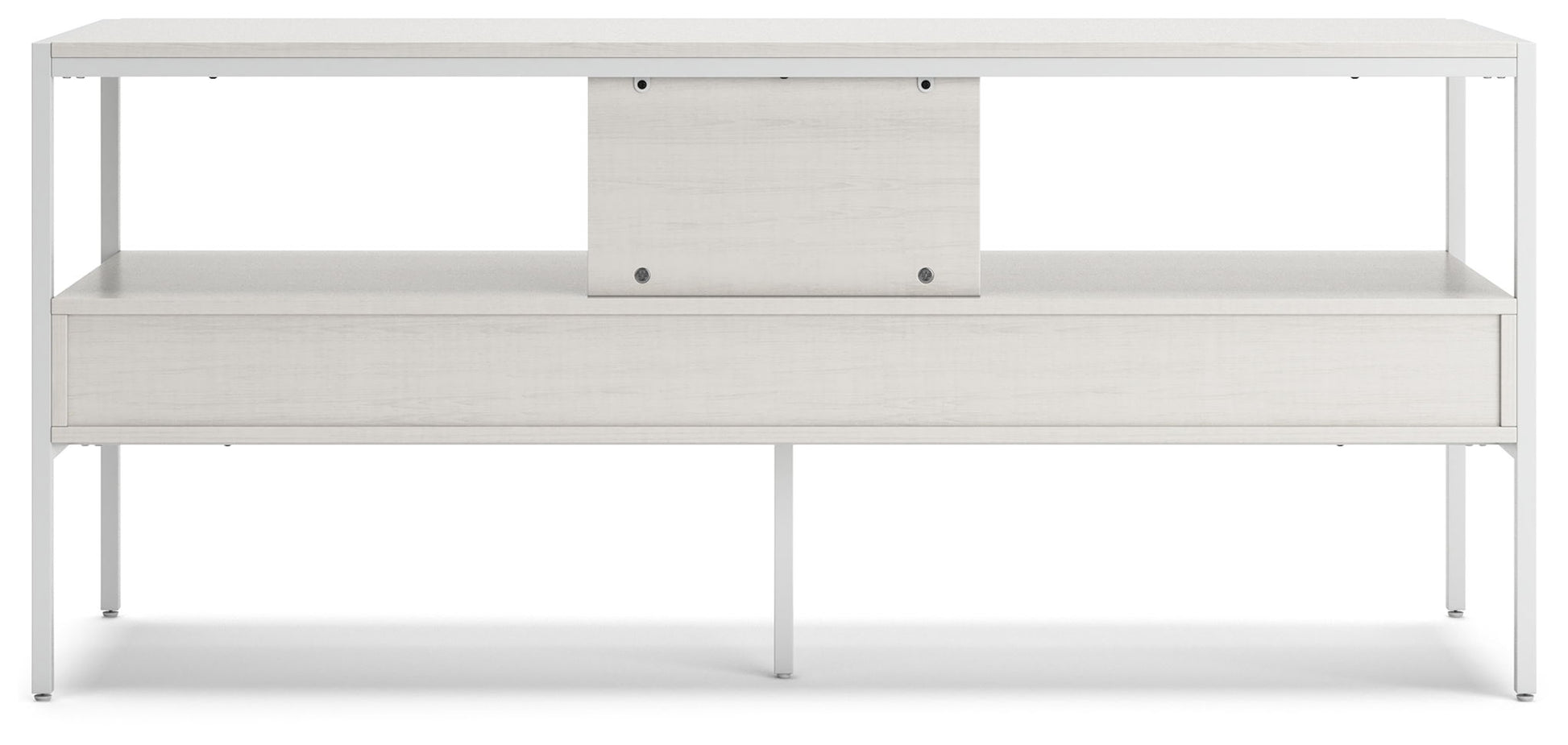 Deznee - Large TV Stand - White - Best Buy Furniture
