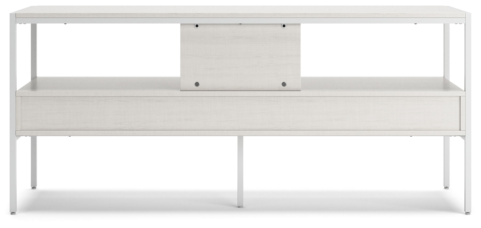 Deznee - Large TV Stand - White - Best Buy Furniture