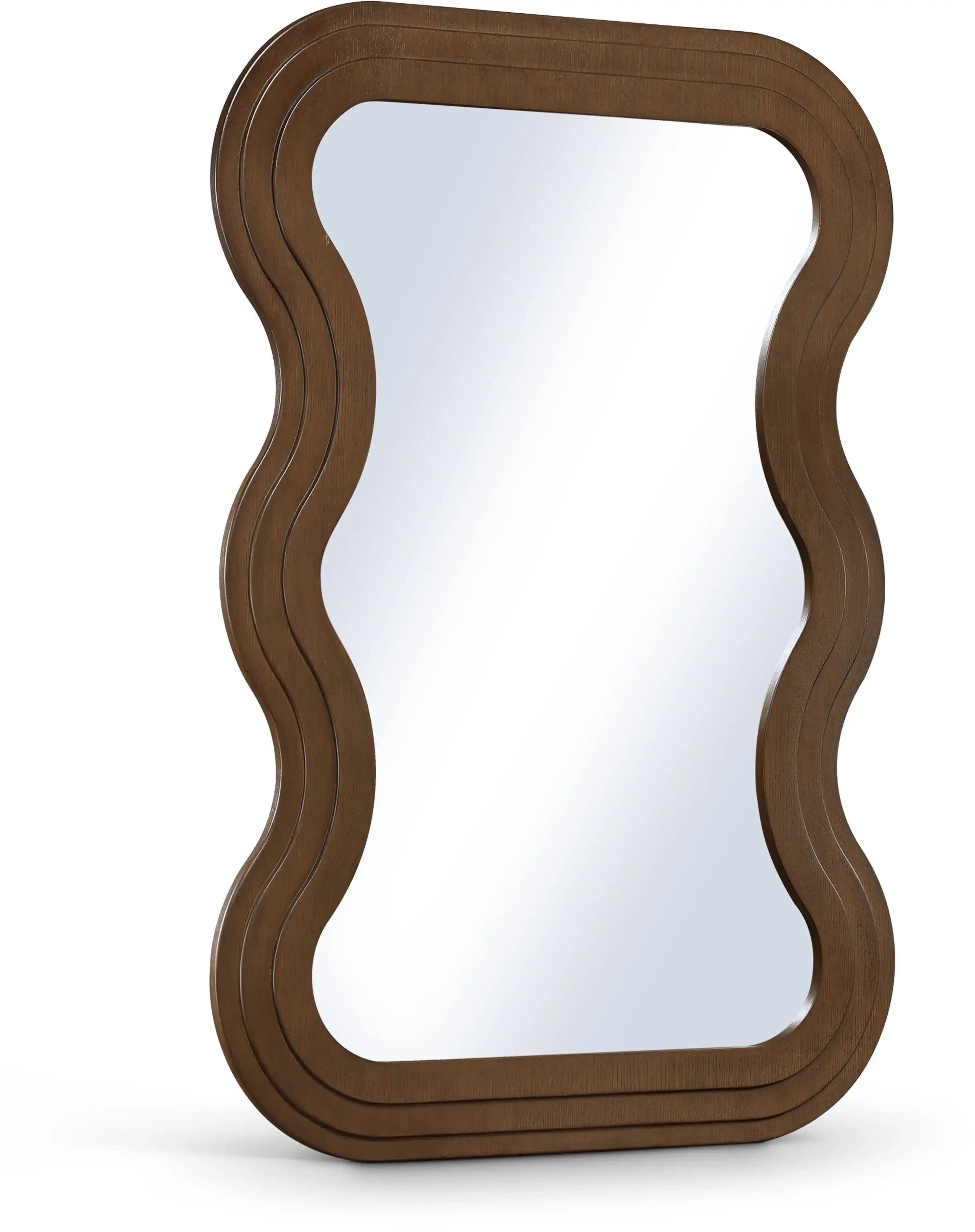 Bellagio - Oak Veneer Mirror - Best Buy Furniture
