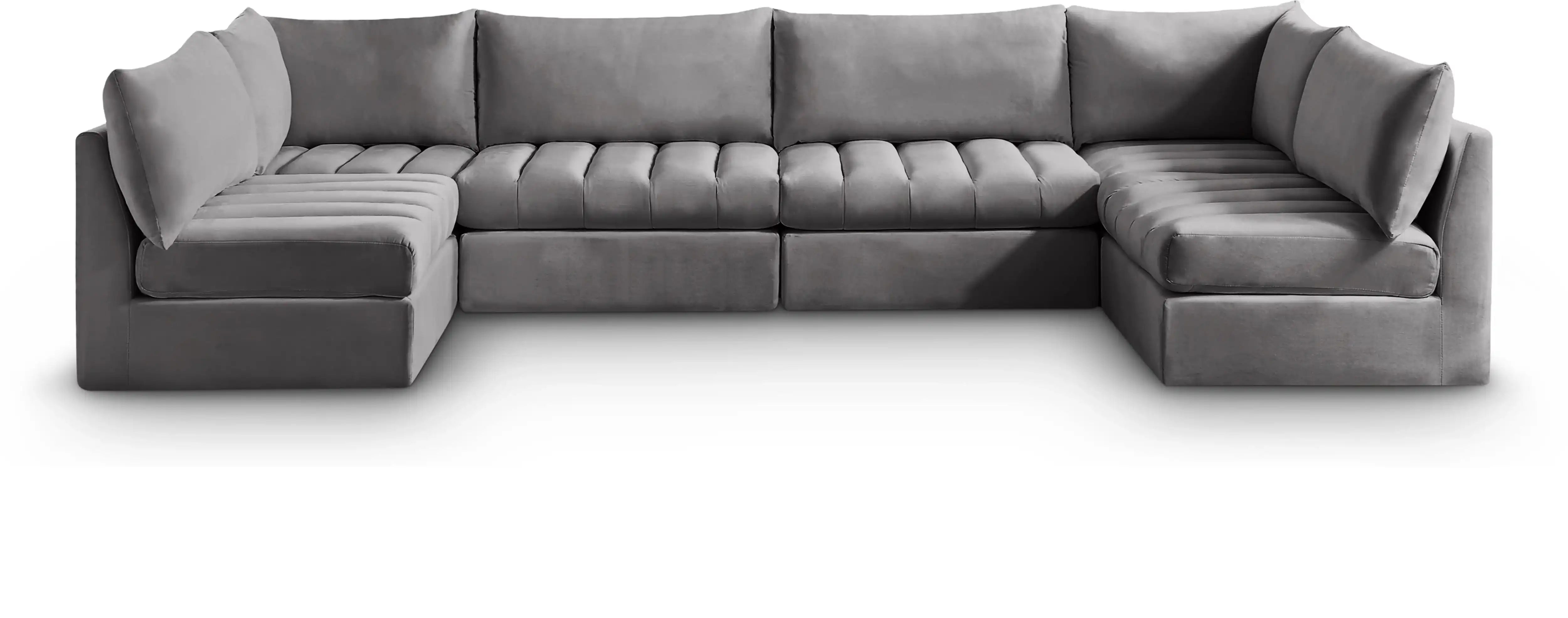 Jacob - Modular U-Shaped Sectional 6 Piece - Best Buy Furniture