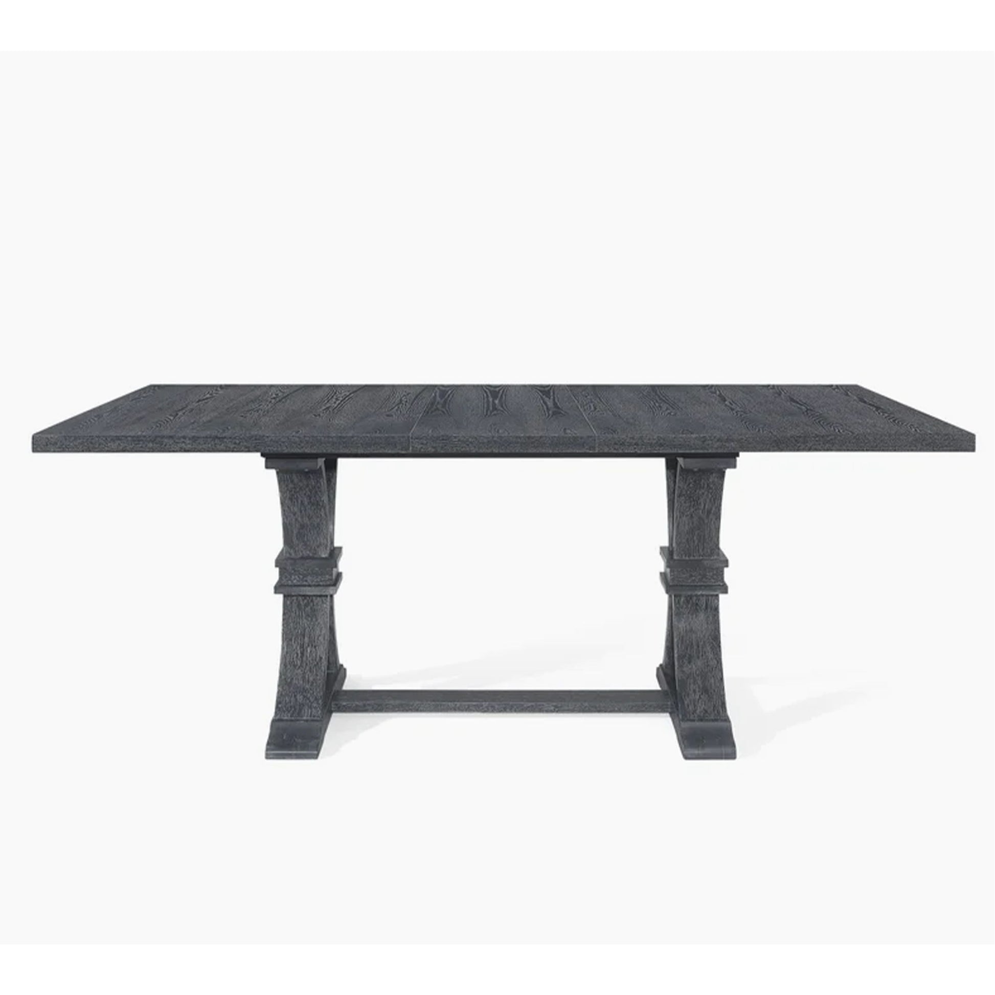 Devingo - Extendable Dining Table Rustic Style - Gray - Best Buy Furniture