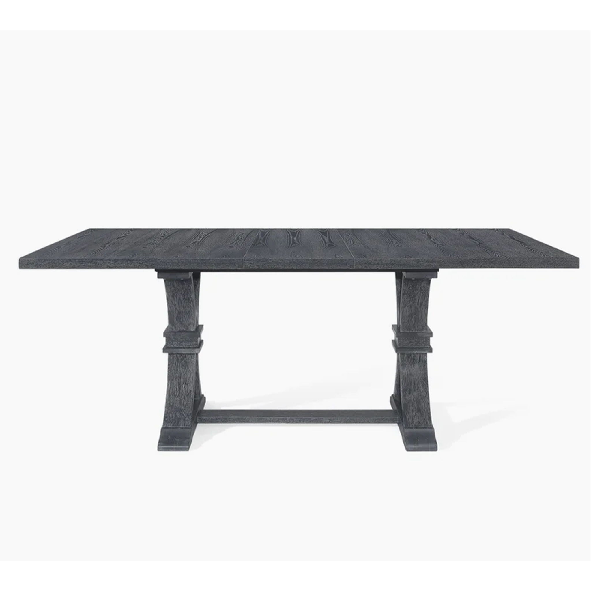 Devingo - Extendable Dining Table Rustic Style - Gray - Best Buy Furniture