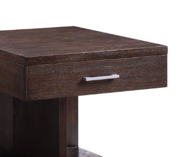Niamey - End Table - Walnut - Best Buy Furniture