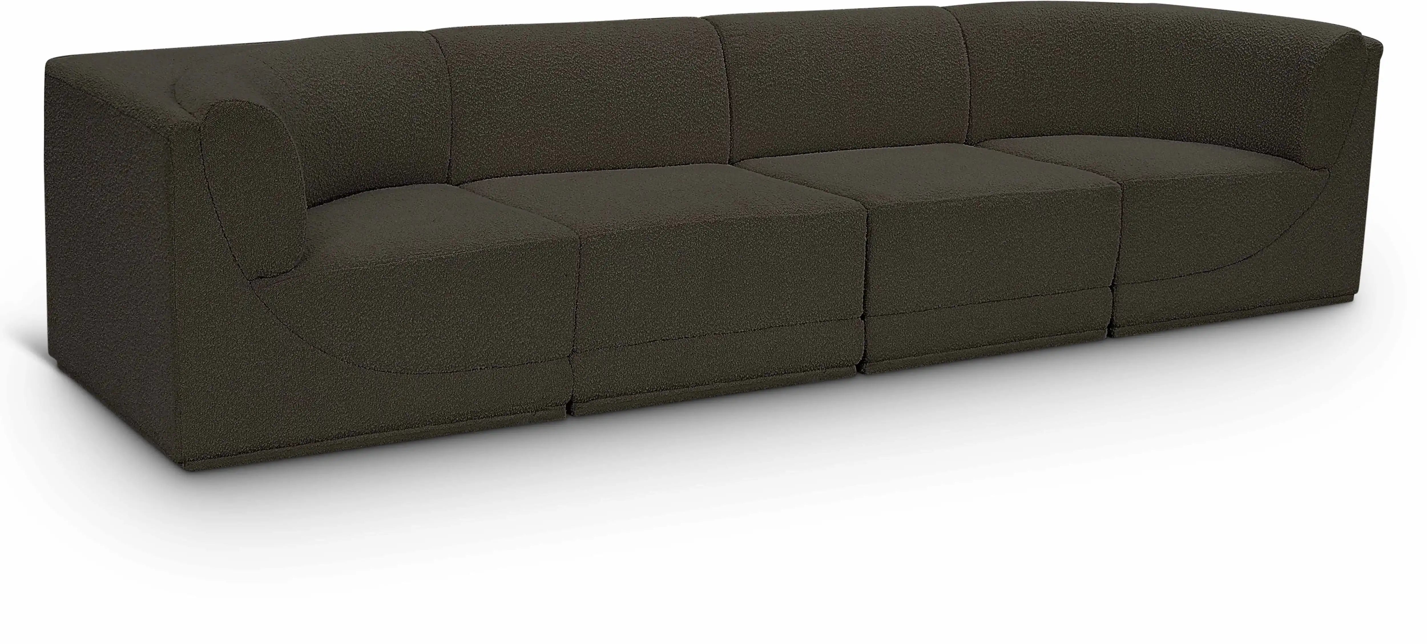 Ollie - 4 Seat Modular Sofa - Best Buy Furniture