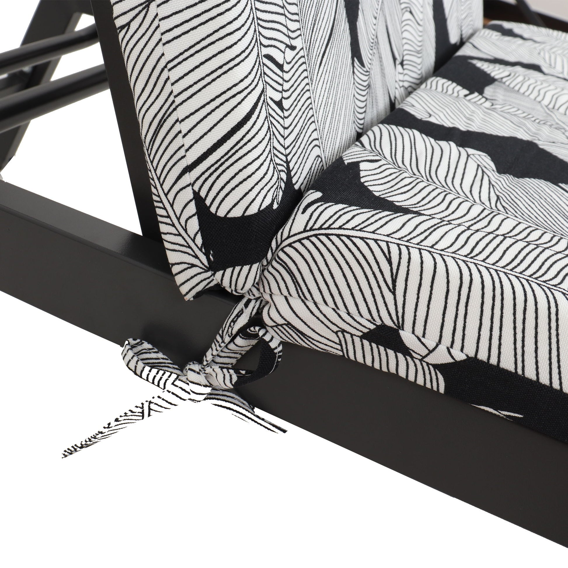 2 Piece Chaise Lounge Chair Cushion Set With Ties - Best Buy Furniture