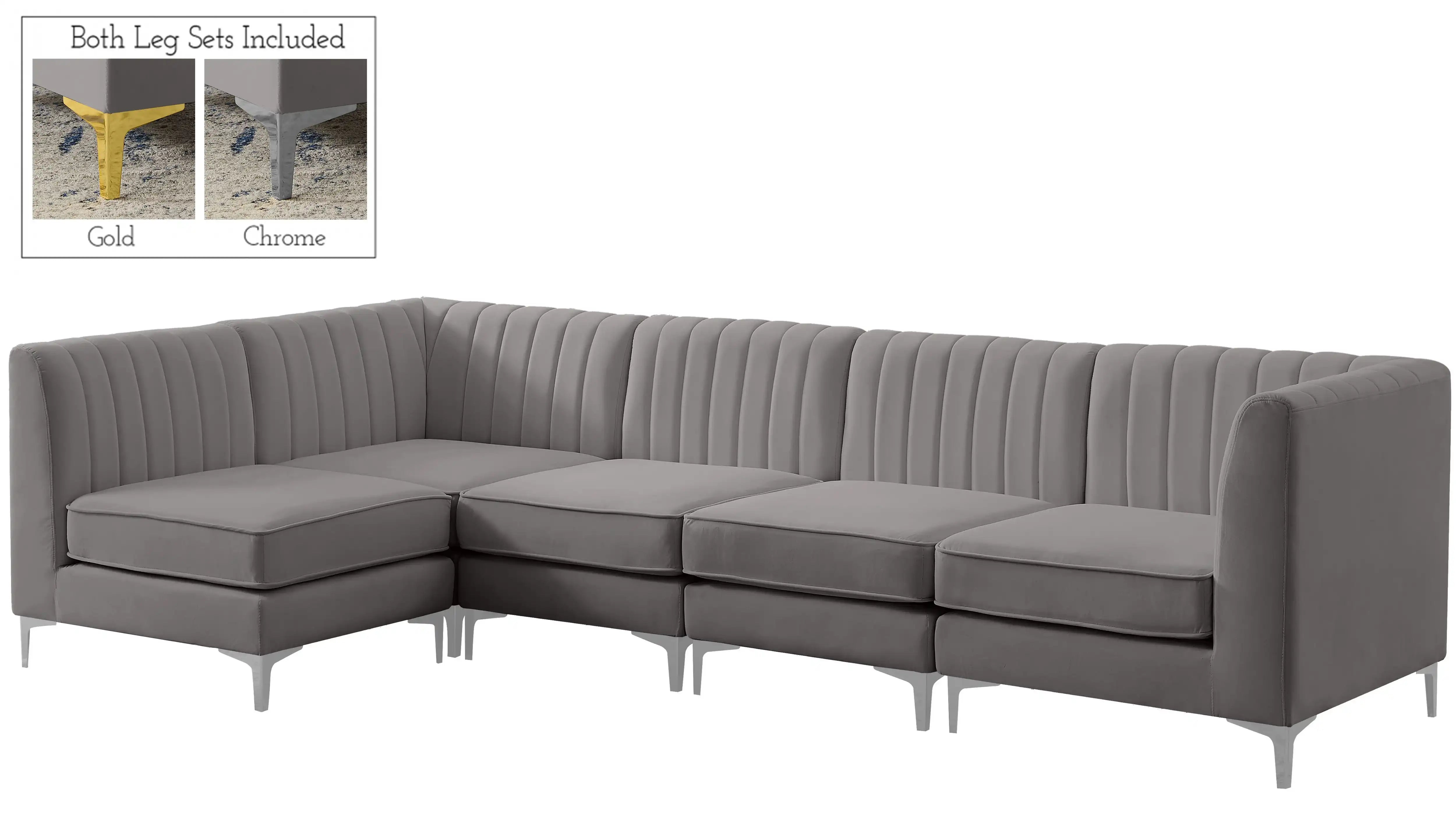 Alina - 5 Piece Modular Sectional - Best Buy Furniture